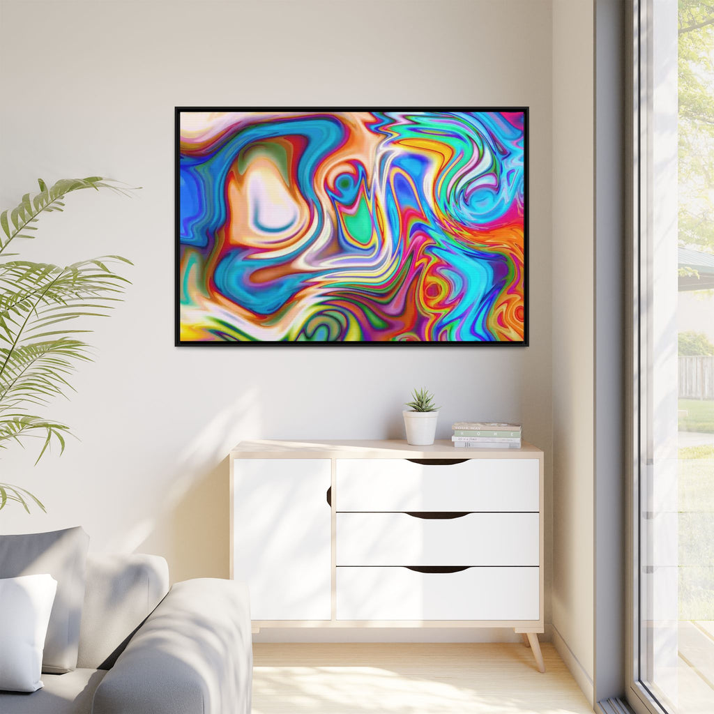 Framed Canvas Art — "Metatonal"