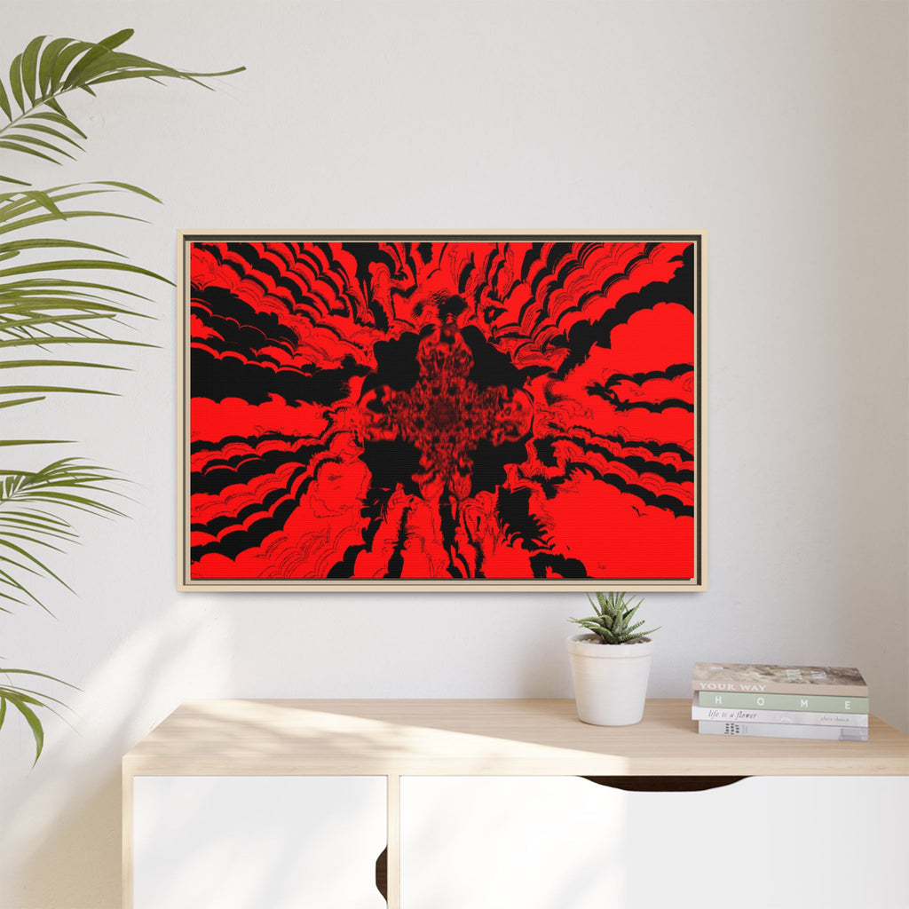 Framed Canvas Art — "Subcranial"