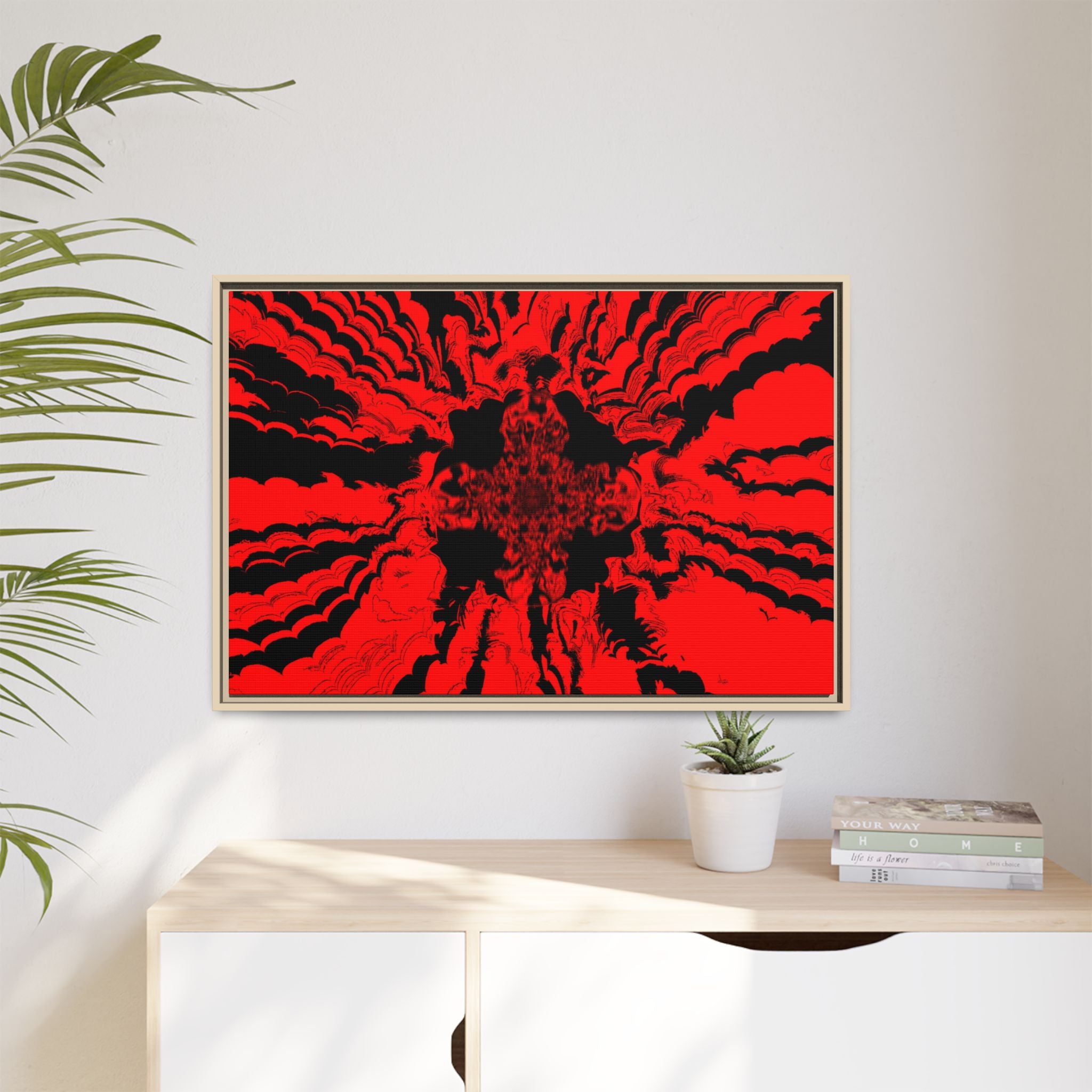 Framed Canvas Art — "Subcranial"