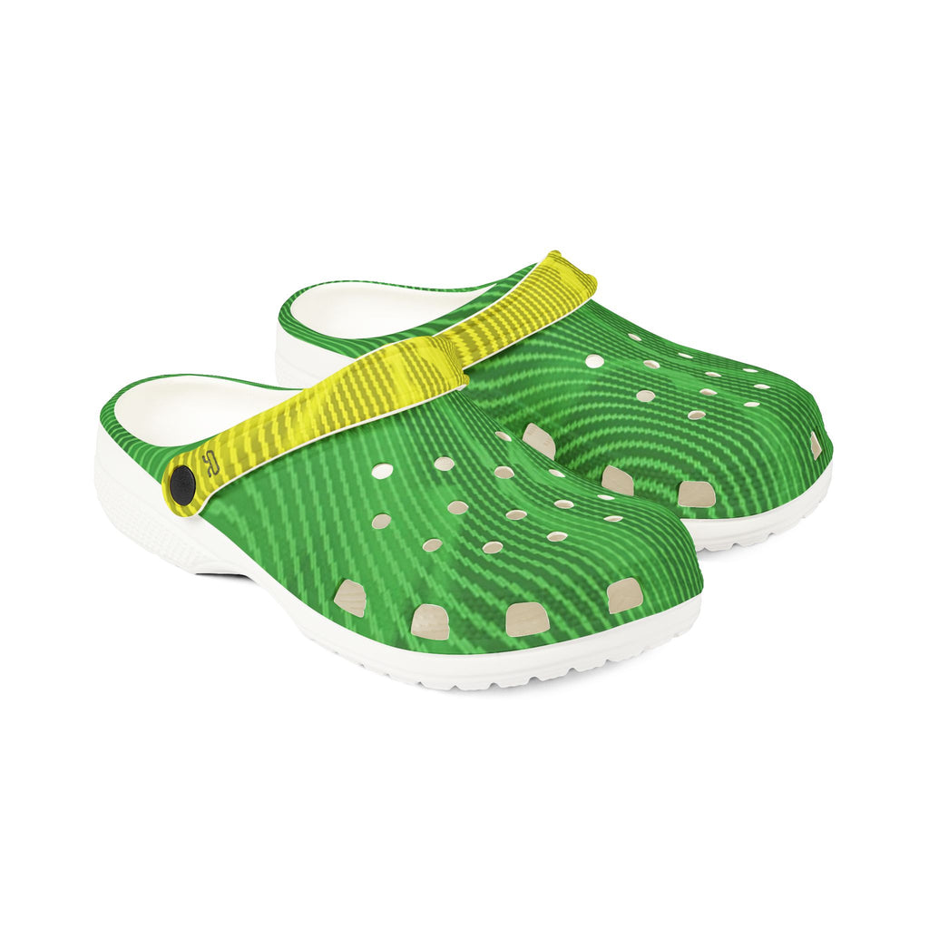 EVA Clogs — Sun Spots Green