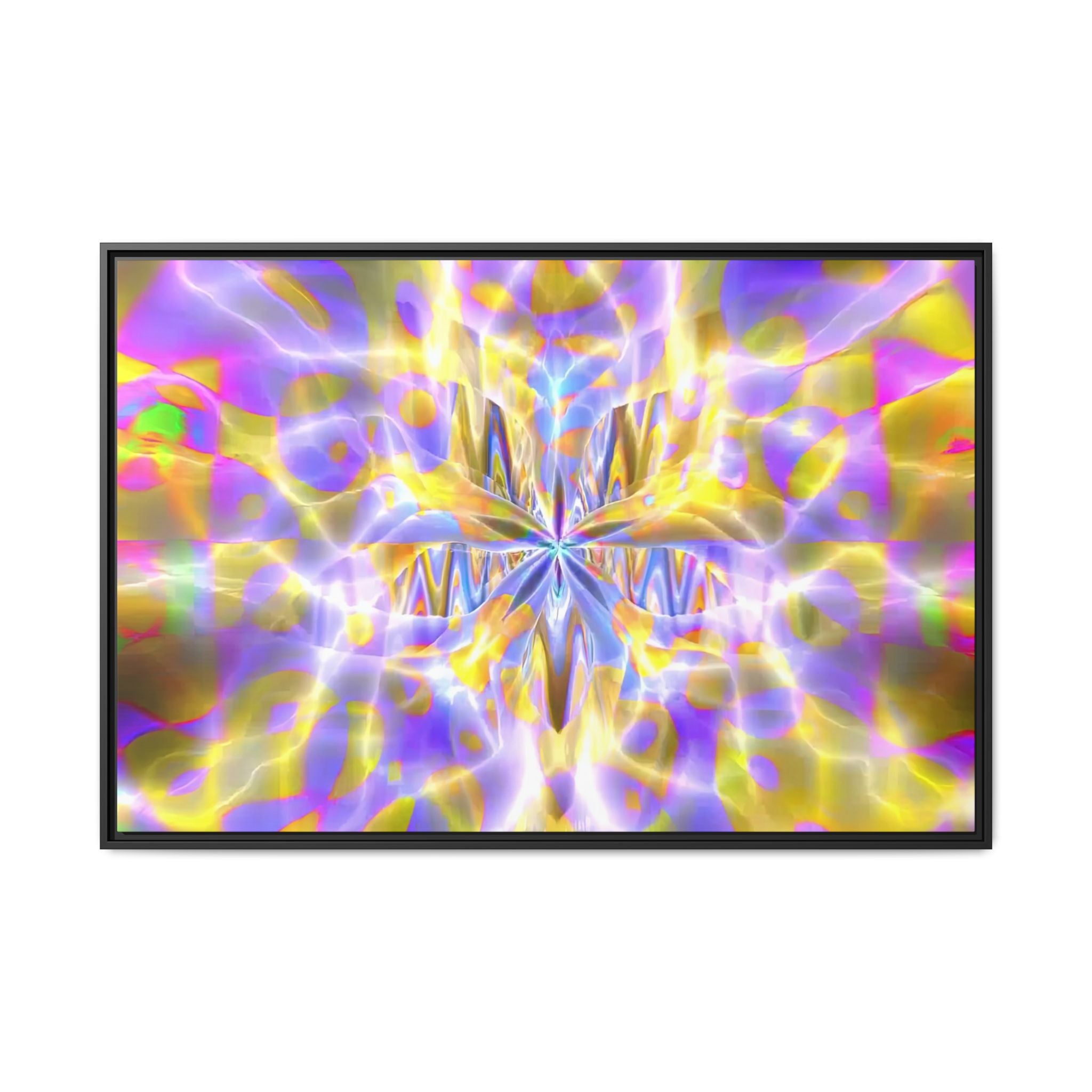 Framed Canvas Art — "Delirium Star"
