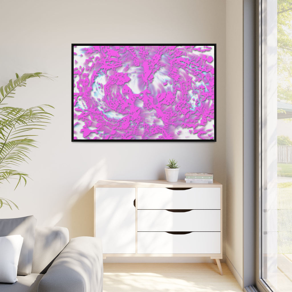 Framed Canvas Art - Tracers Cotton Candy