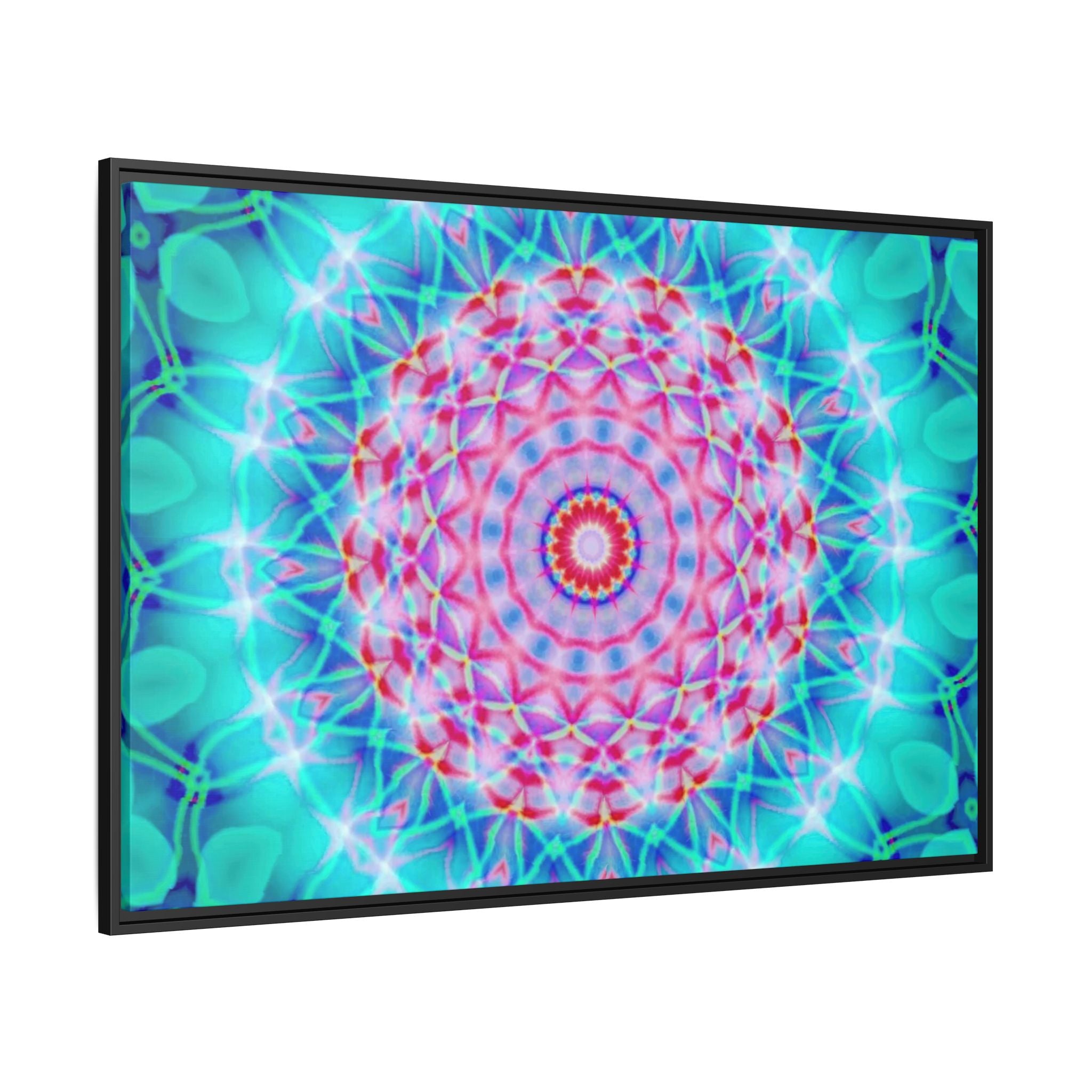 Framed Canvas Art — "Pink Fusion"