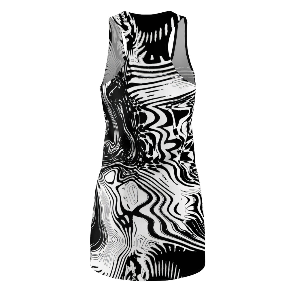 Racerback Dress — Spirit BW (AOP)