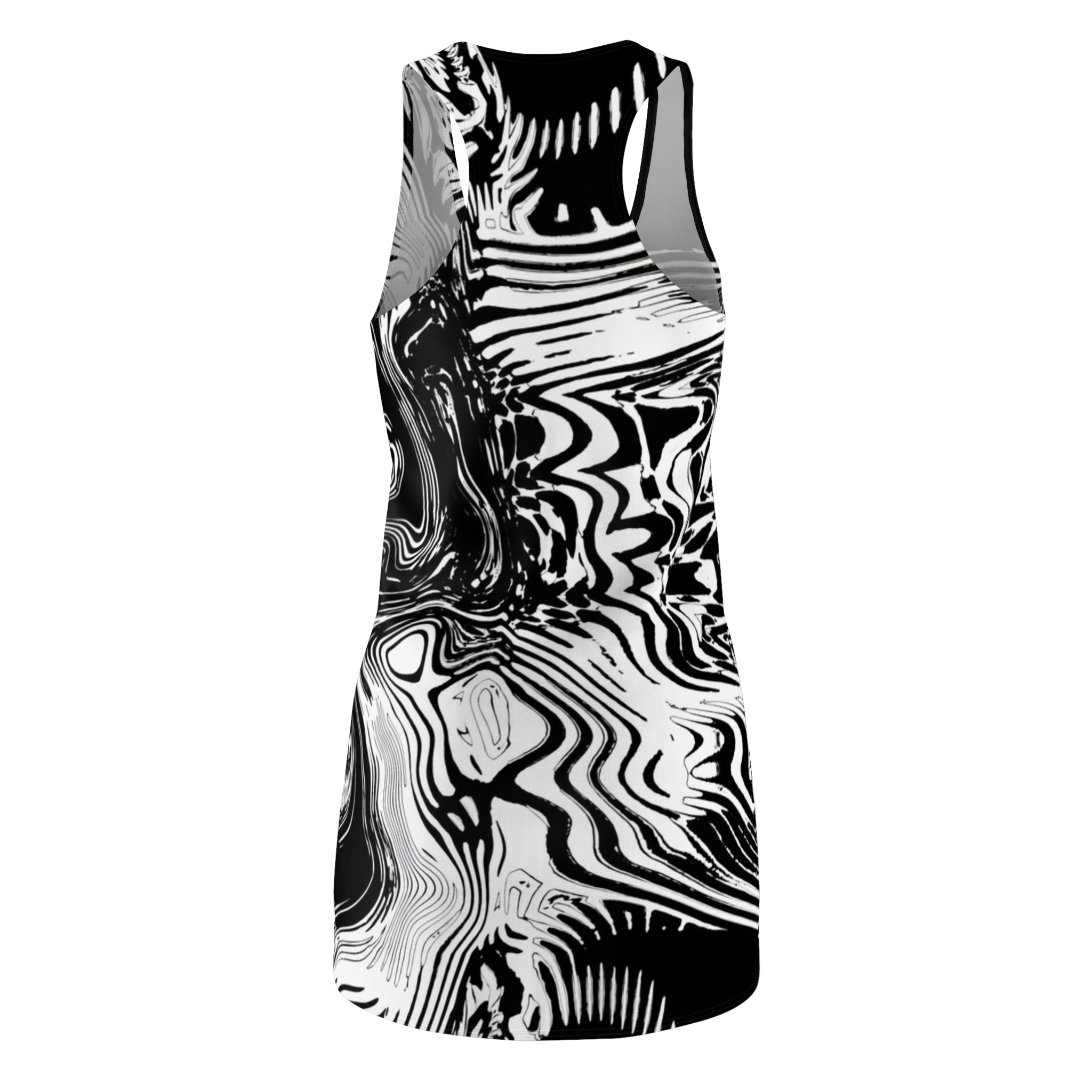 Racerback Dress — Spirit BW (AOP)