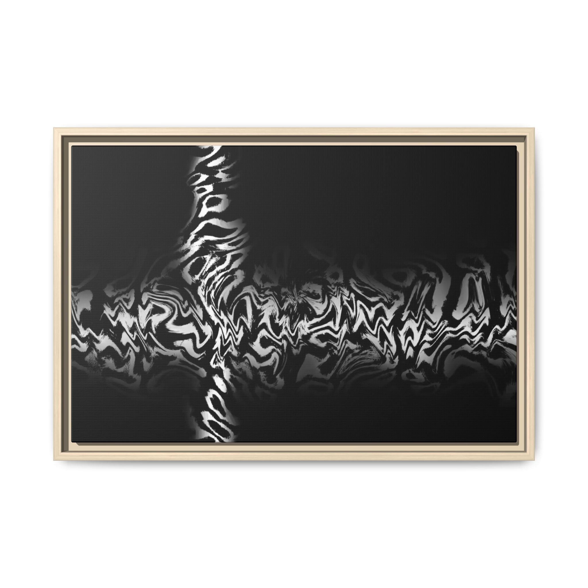 Framed Canvas Art — "Plasma"