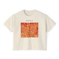 Woman's Box T-Shirt - Fiesta Fire