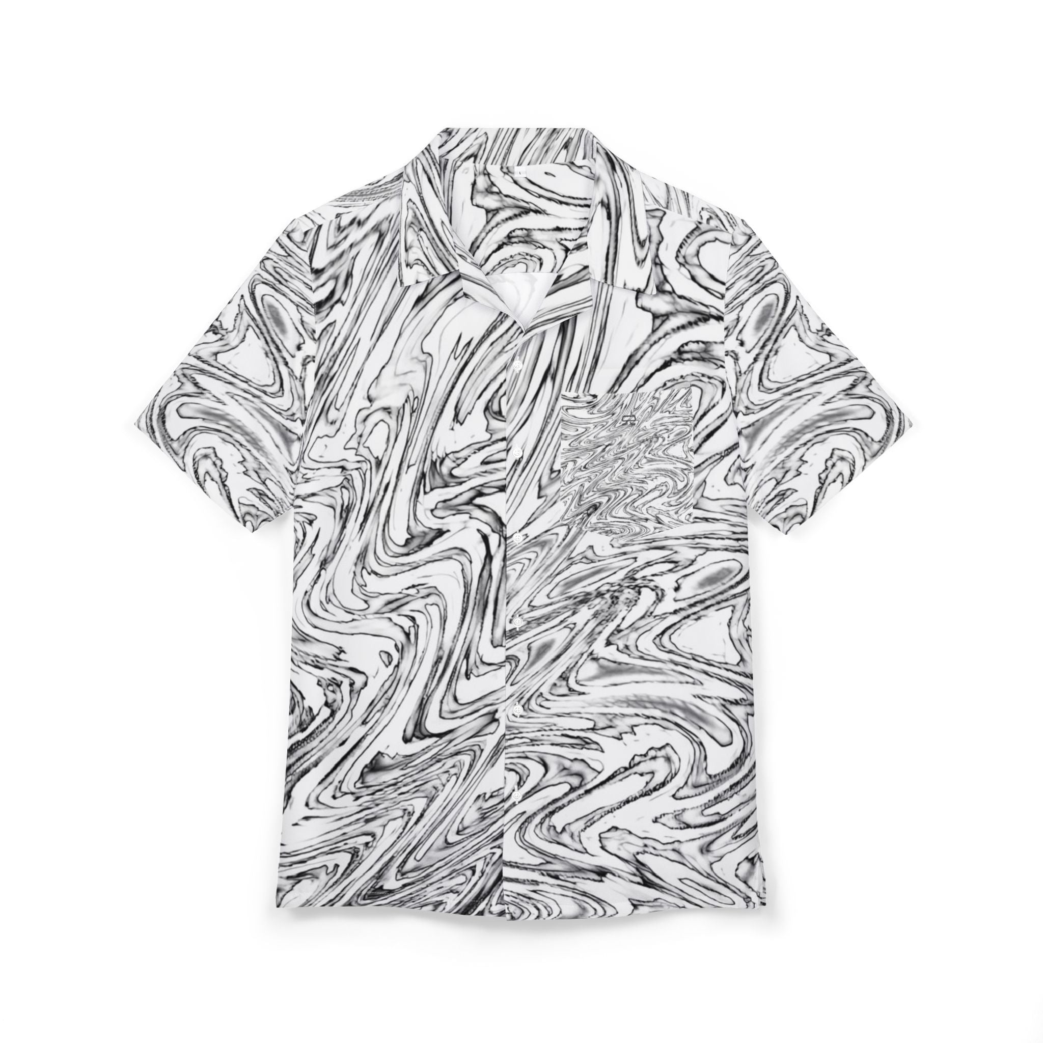 Hawaiian Shirt — Hoops BW