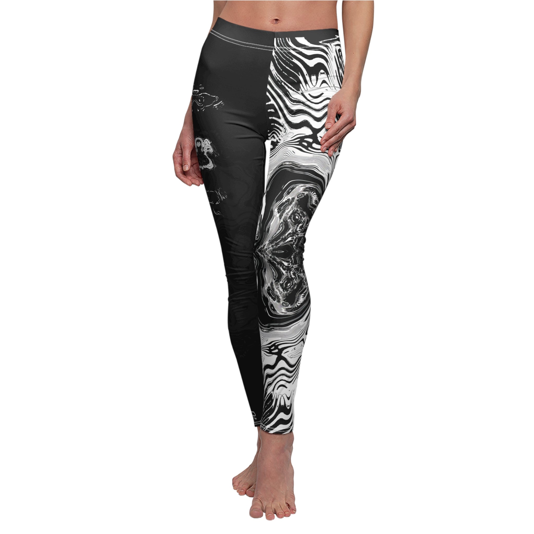 Leggings - Spirit Black and White