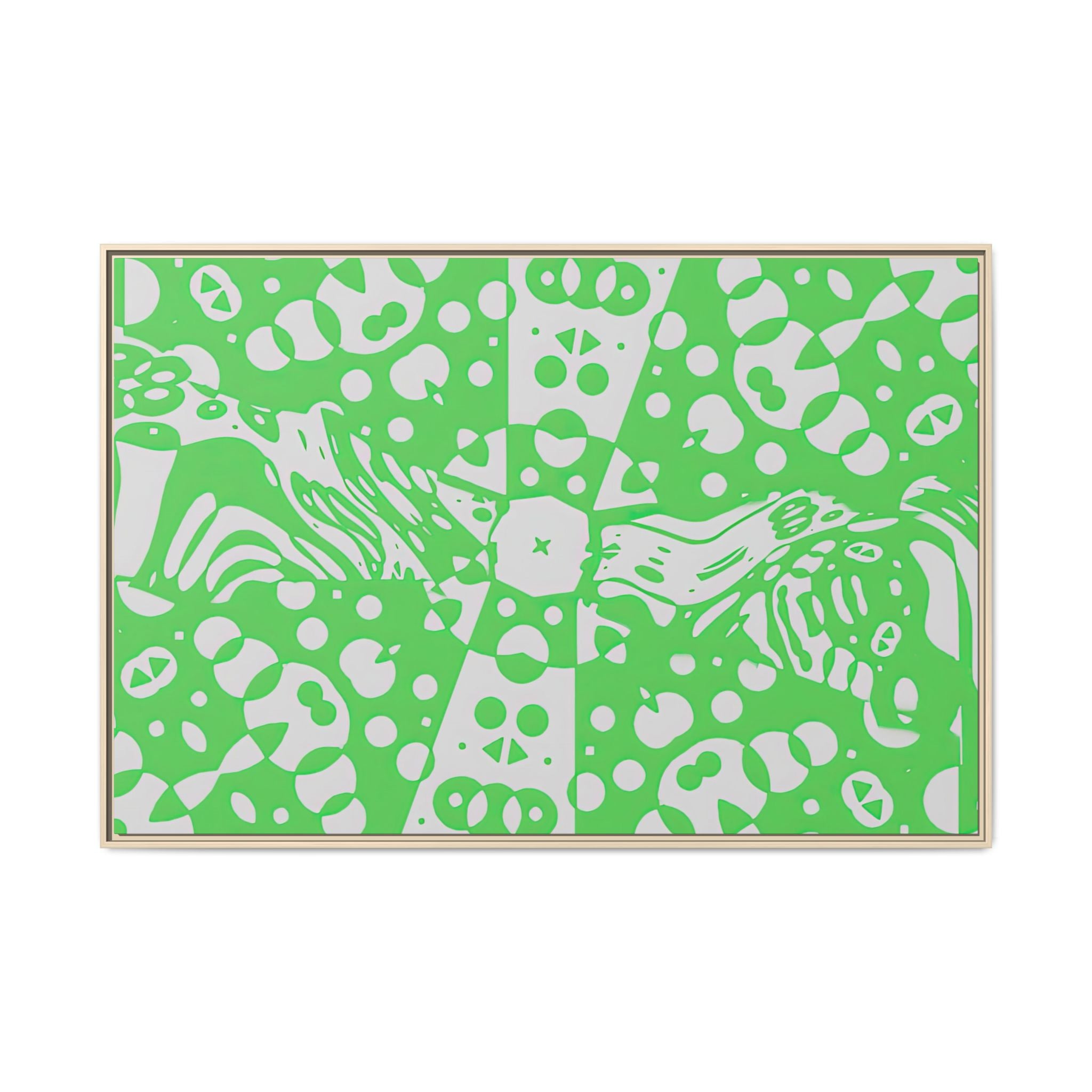 Framed Canvas Art - Aztec G