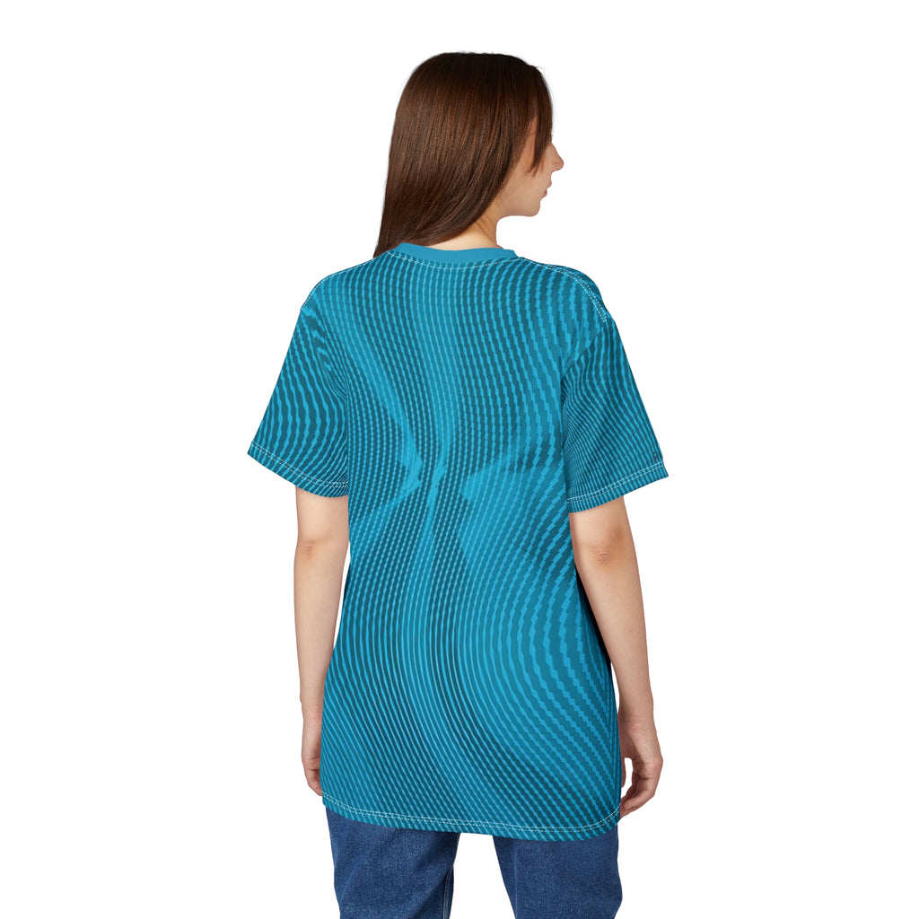 T-Shirt "Sun Spots Blu (AOP)