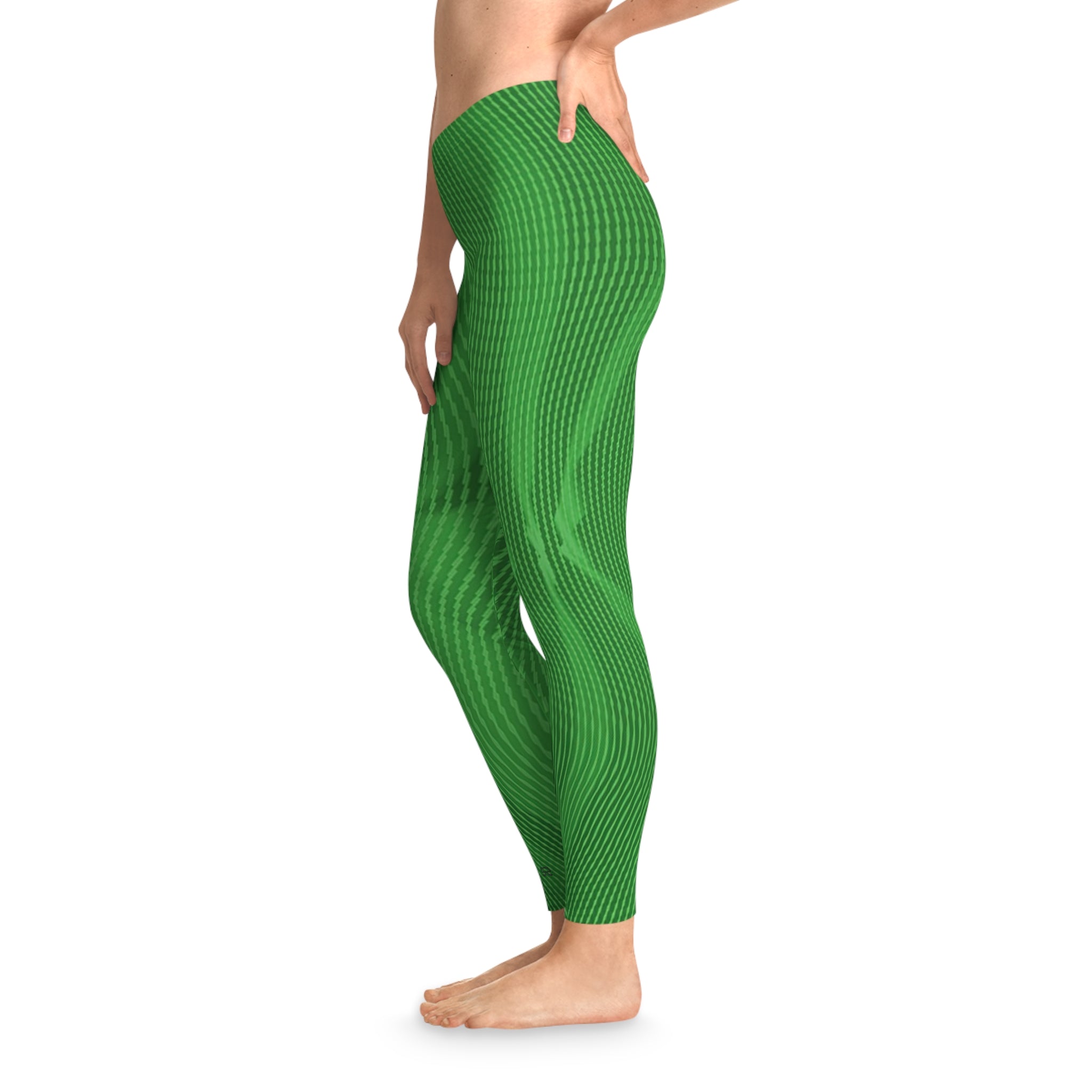 Leggings "Sun Spots Green" (AOP)