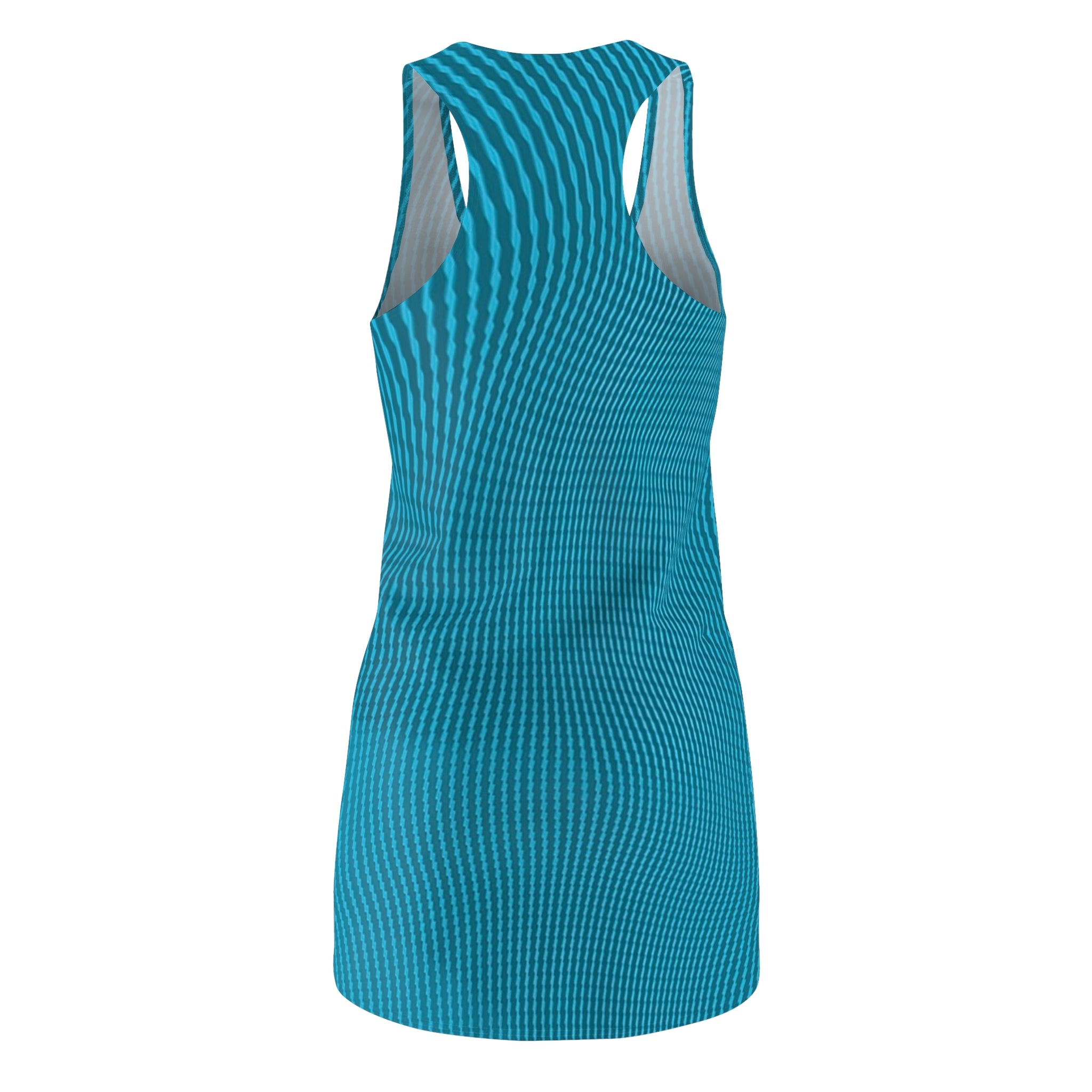 Racerback Dress — Sun Spots Blu (AOP)