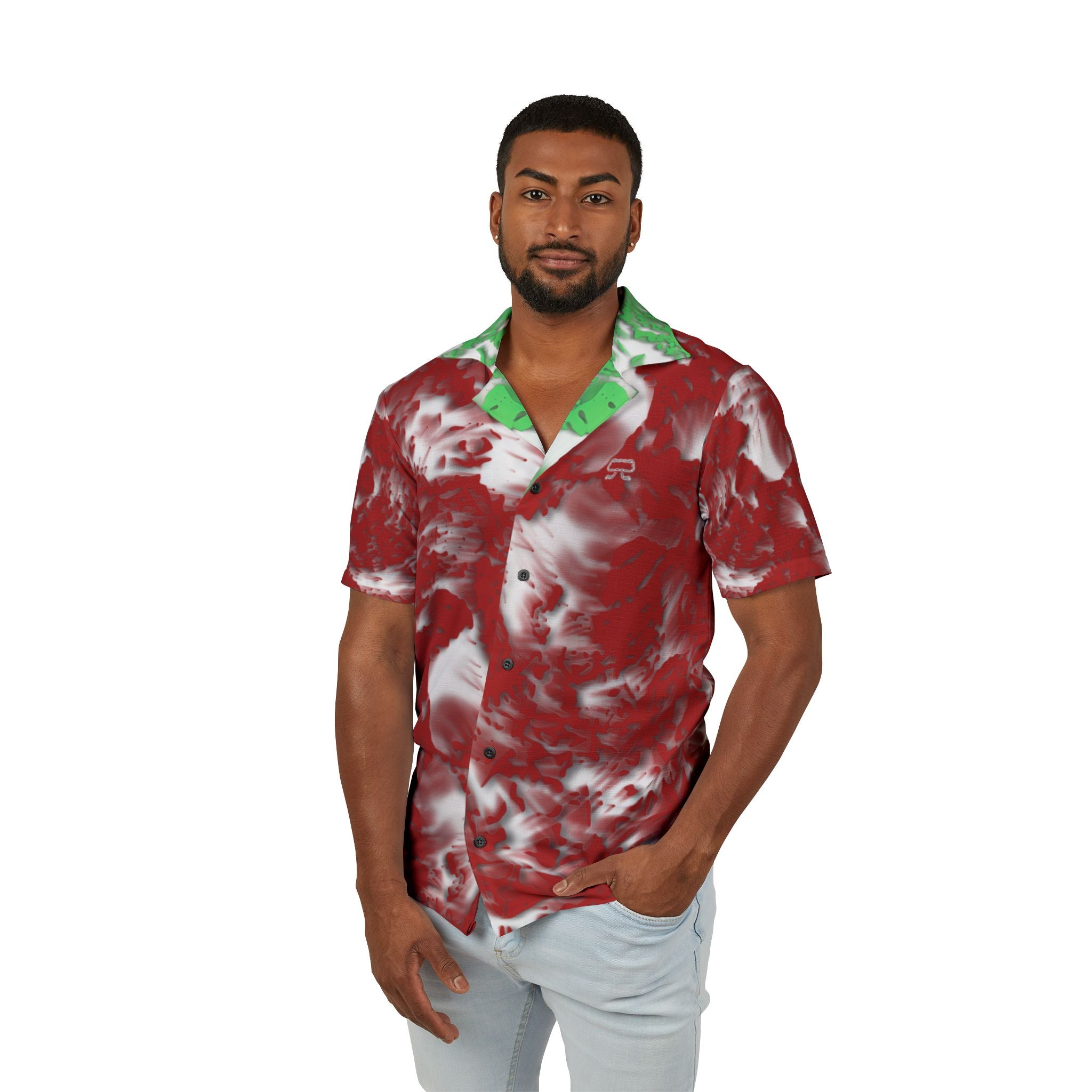 Hawaiian Shirt - Tracers Red