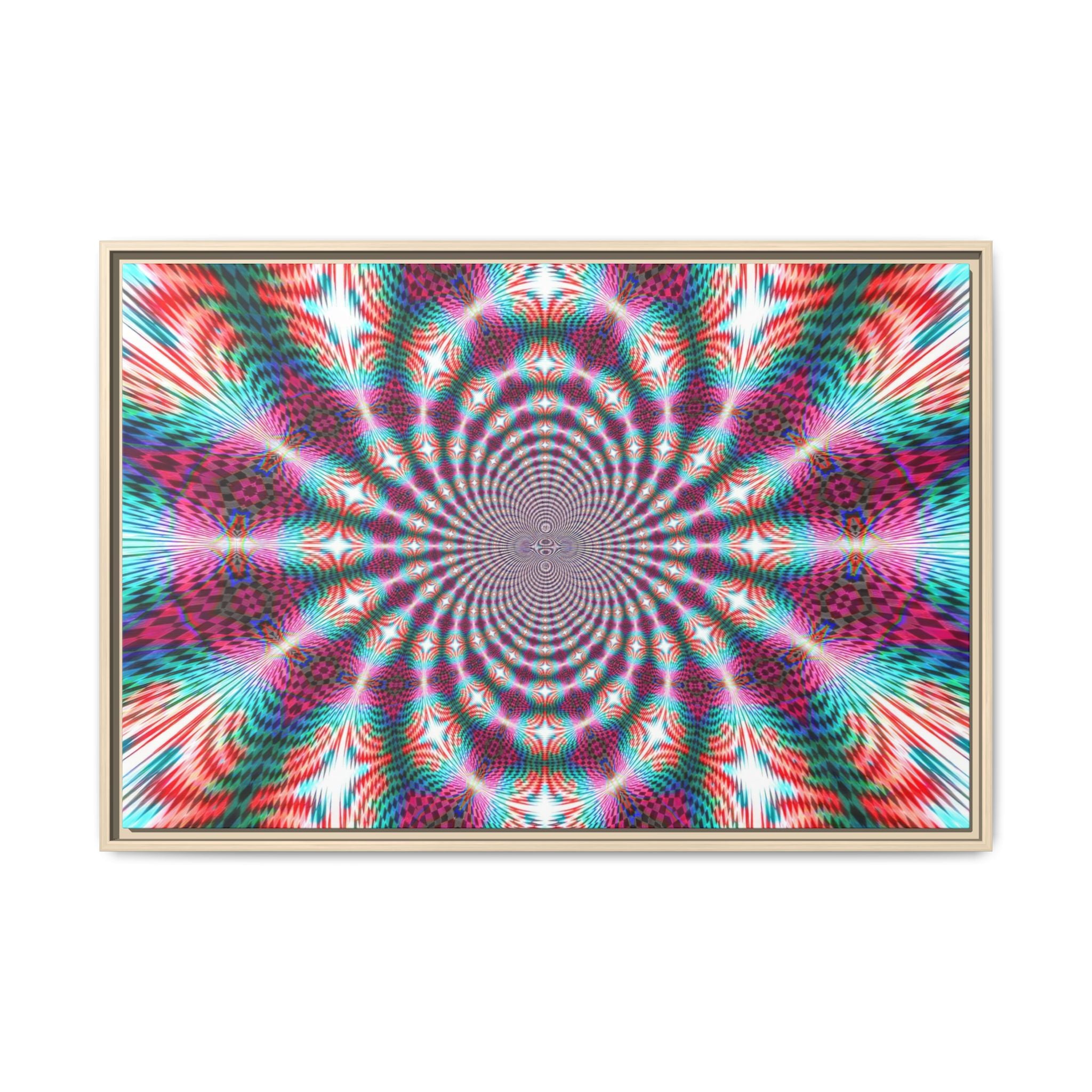 Framed Canvas Art — "QOV"