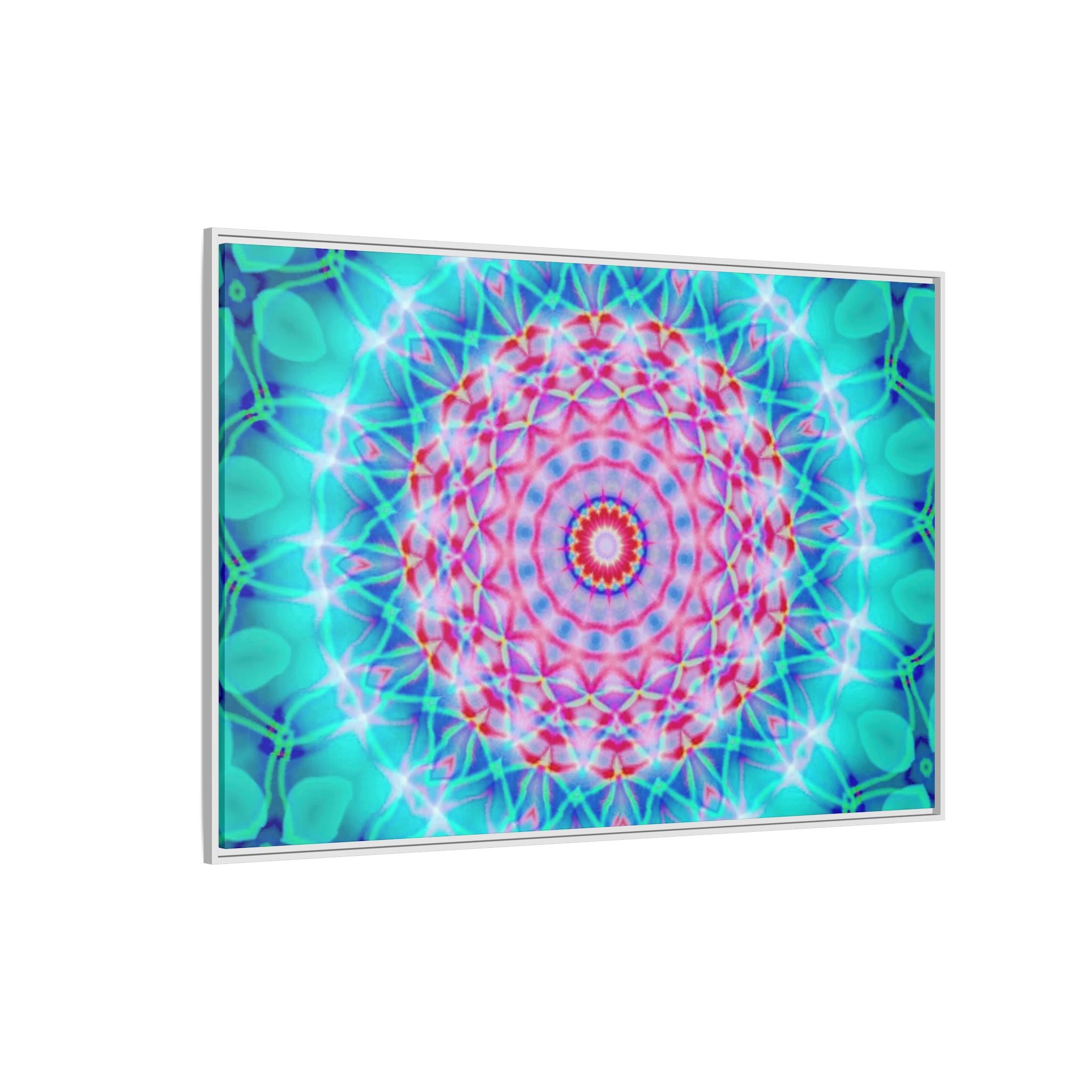 Framed Canvas Art — "Pink Fusion"
