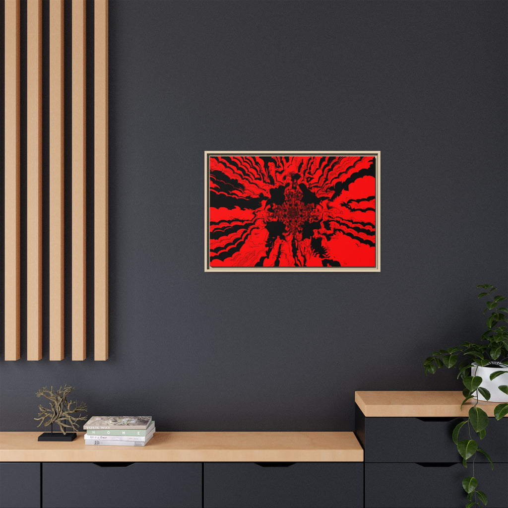 Framed Canvas Art — "Subcranial"