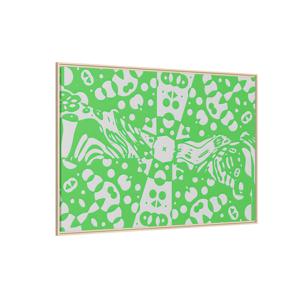 Framed Canvas Art - Aztec G