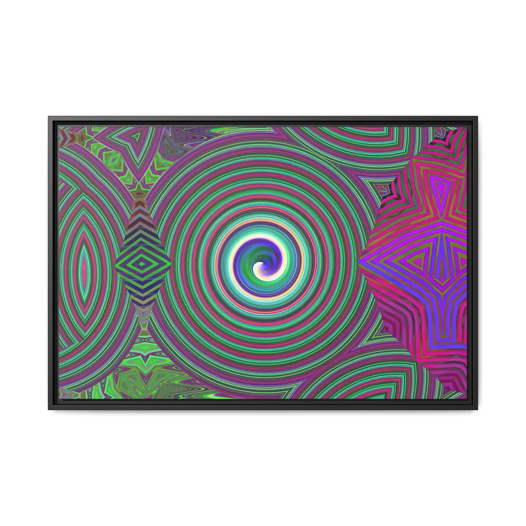 Framed Canvas Art — "Spiroic"