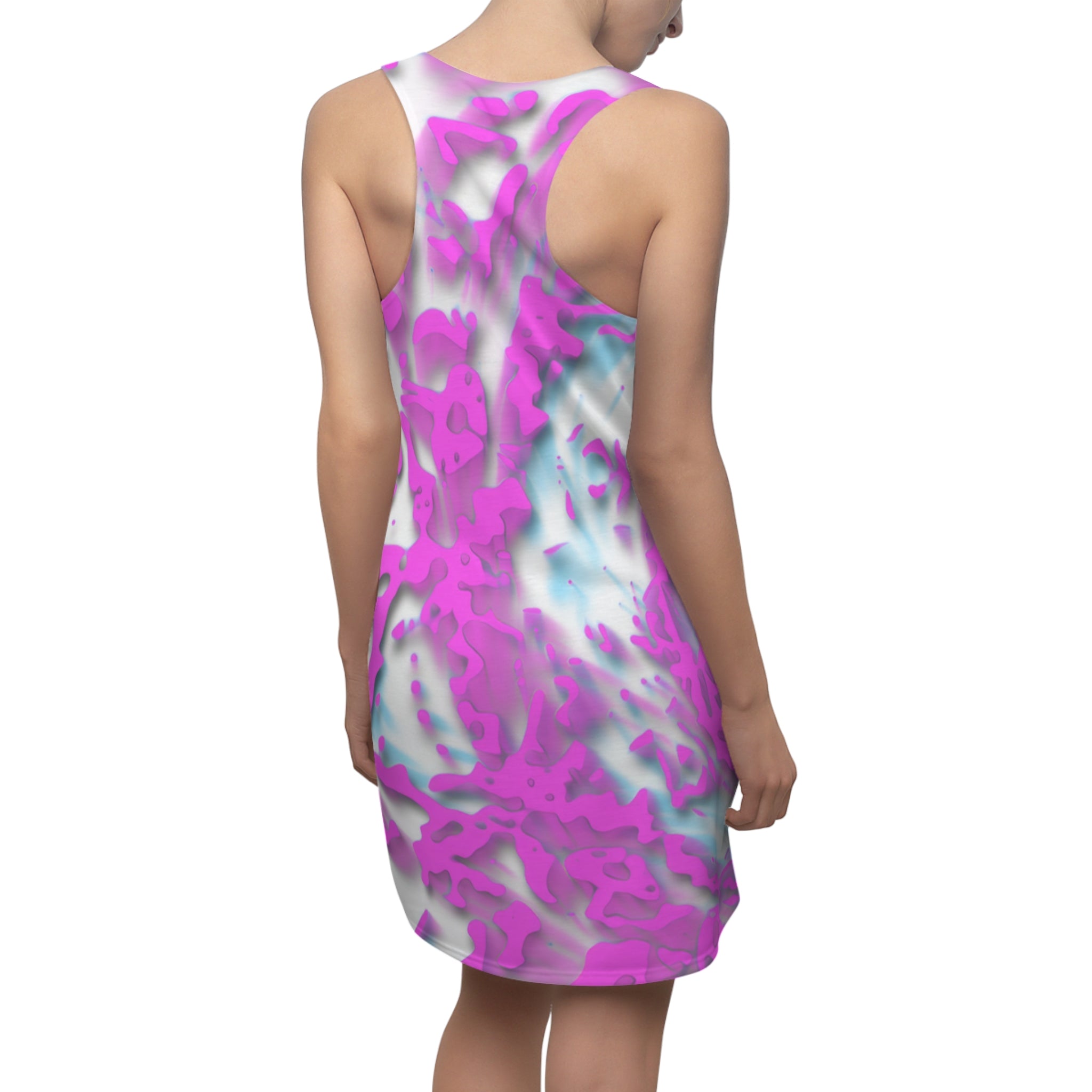 Racerback Dress — Tracers Cotton Candy (AOP)