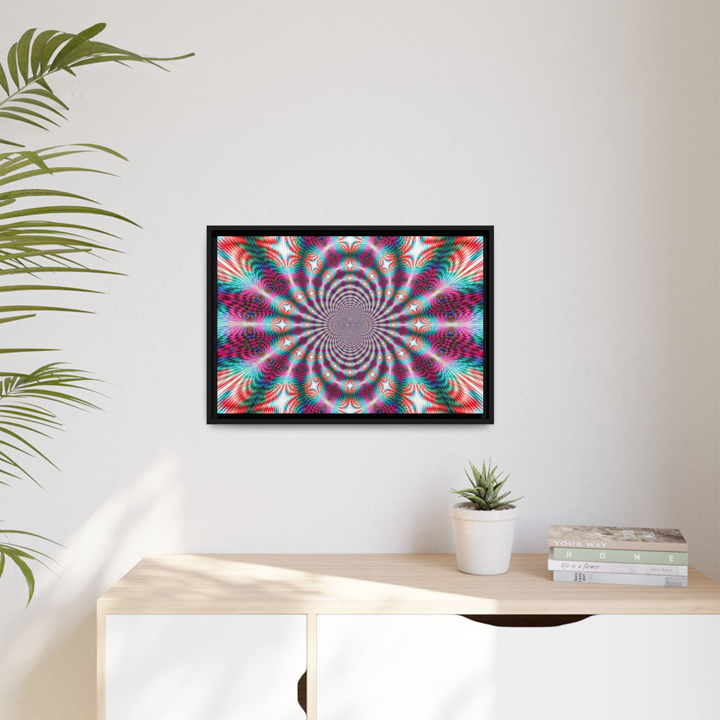 Framed Canvas Art — "QOV"