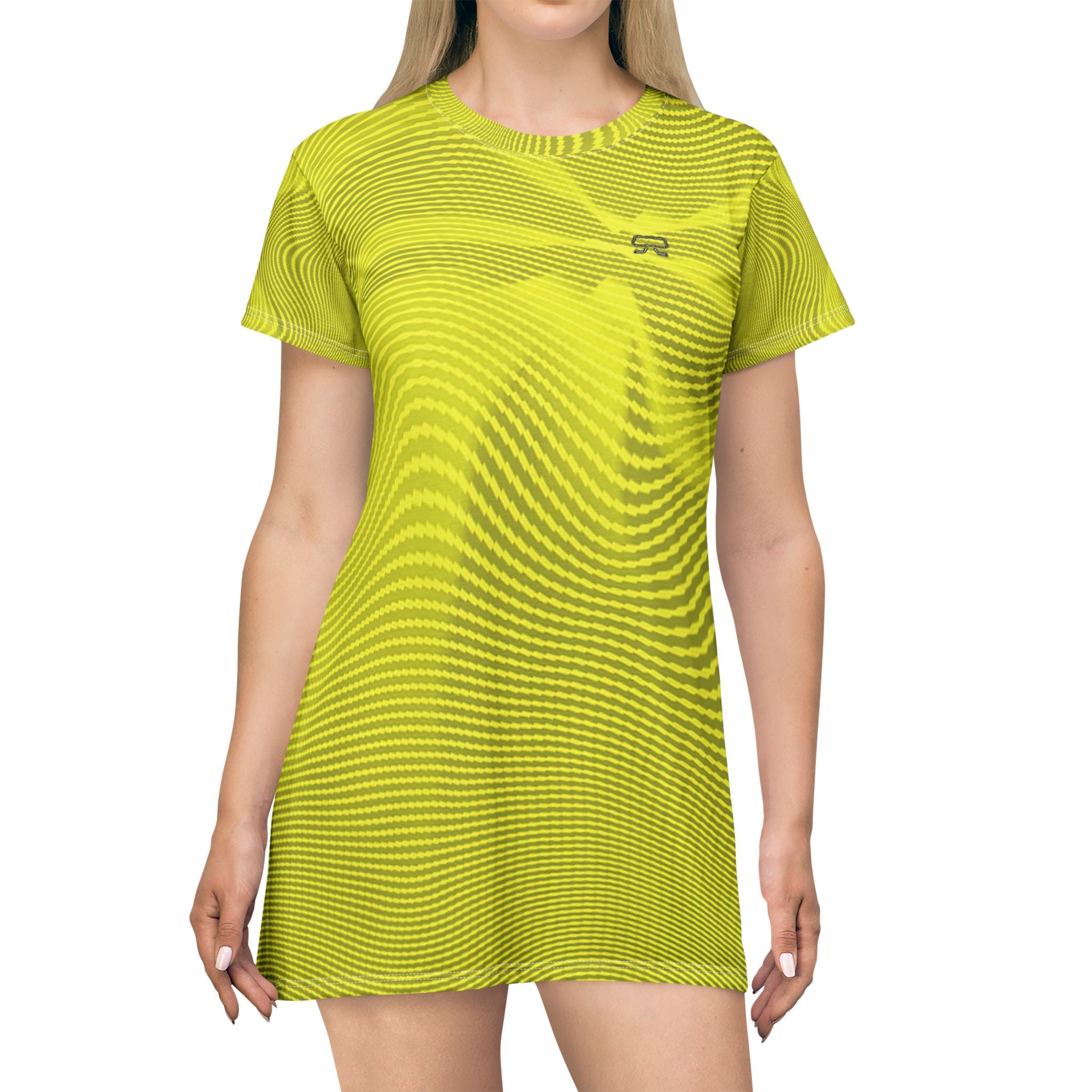 T-Shirt Dress - Sun Spots Yellow