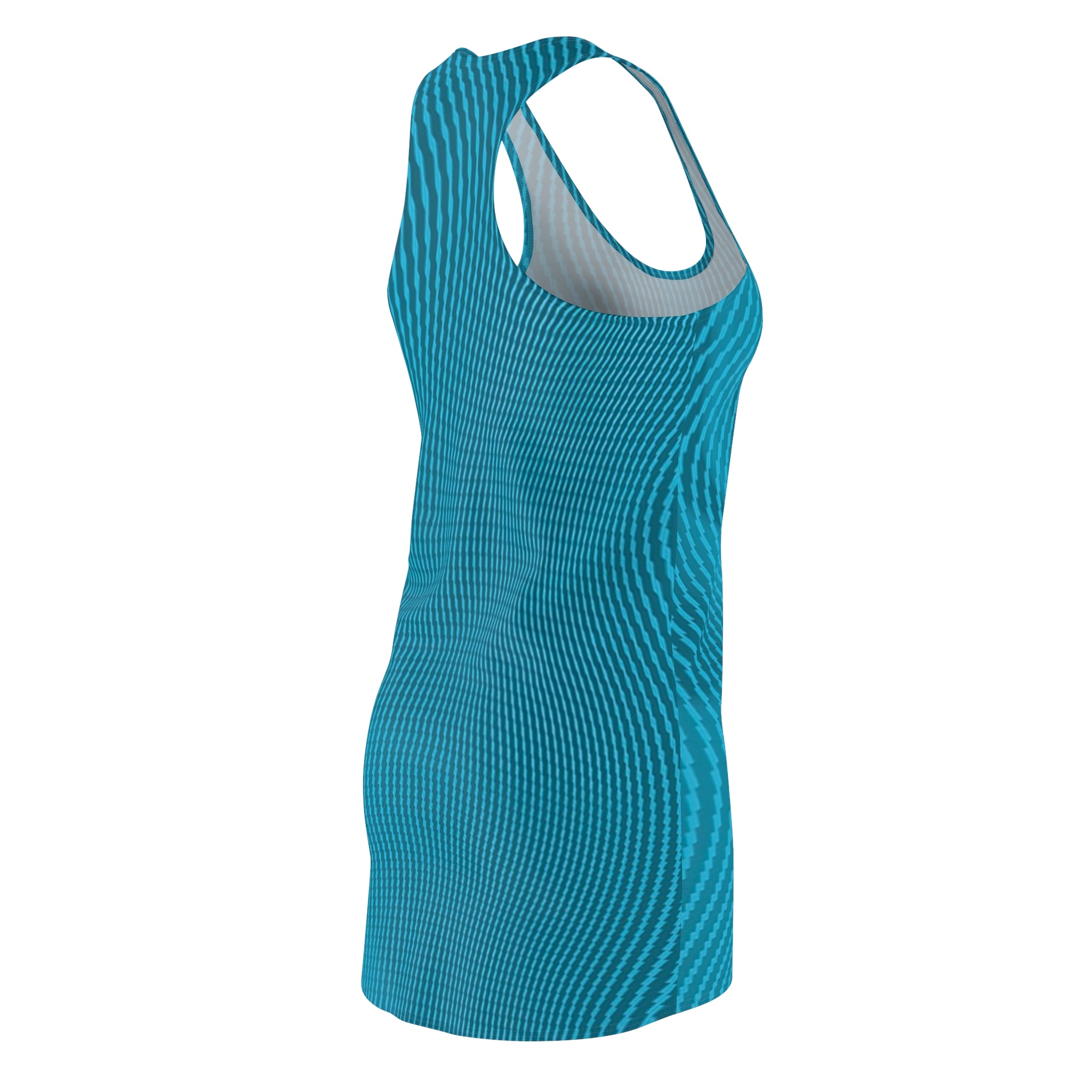 Racerback Dress — Sun Spots Blu (AOP)