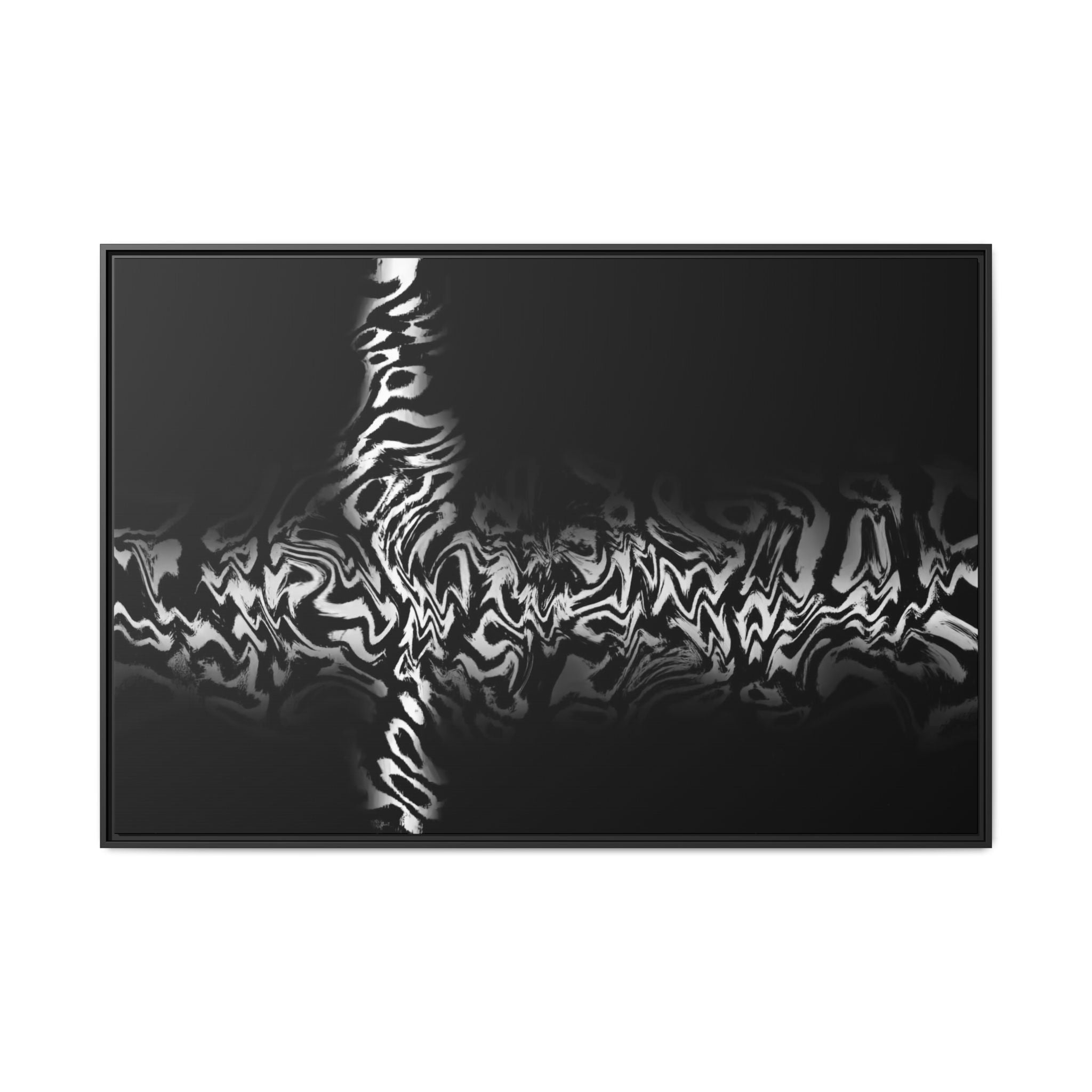 Framed Canvas Art — "Plasma"