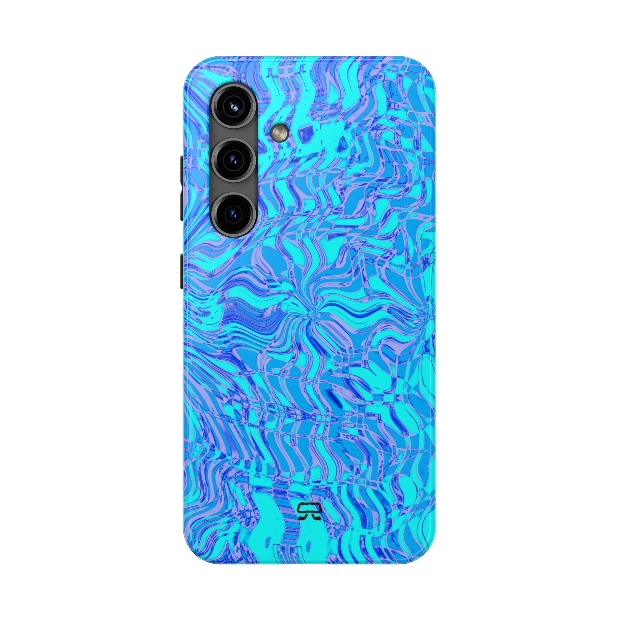 Samsung S21-S25 Tough Phone Case --- Fiesta Blu