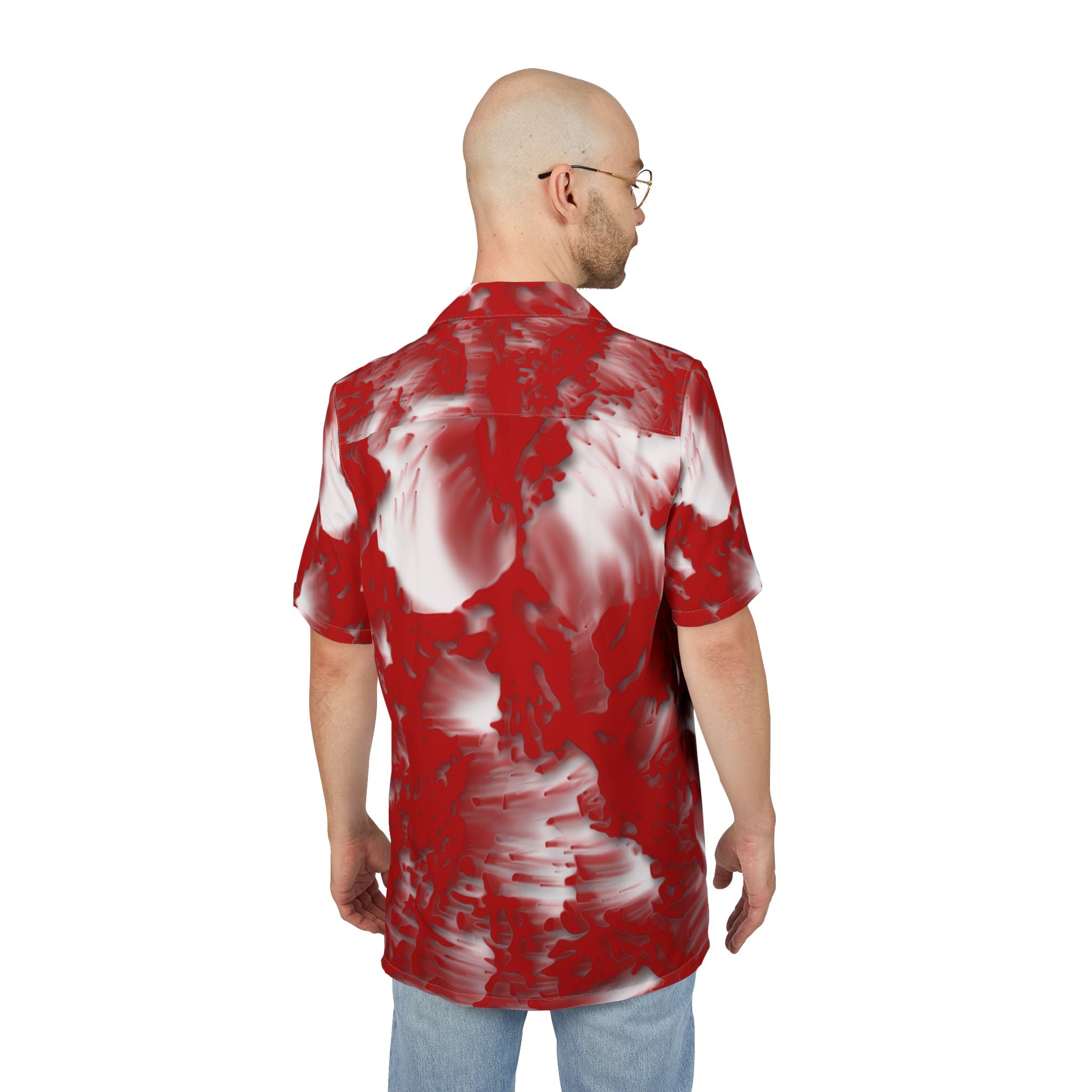 Hawaiian Shirt - Tracer Red (AOP)
