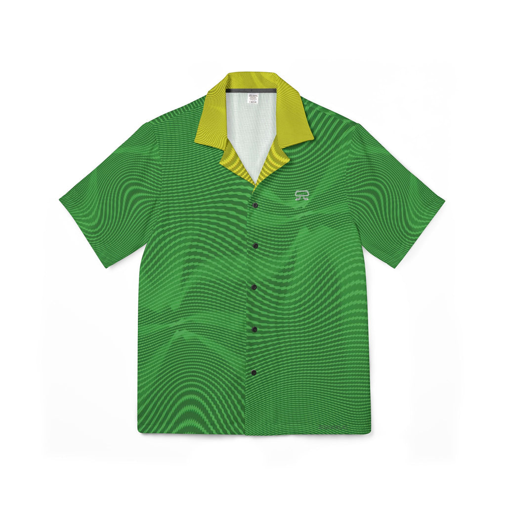 Hawaiian Shirt - Sun Spots Green