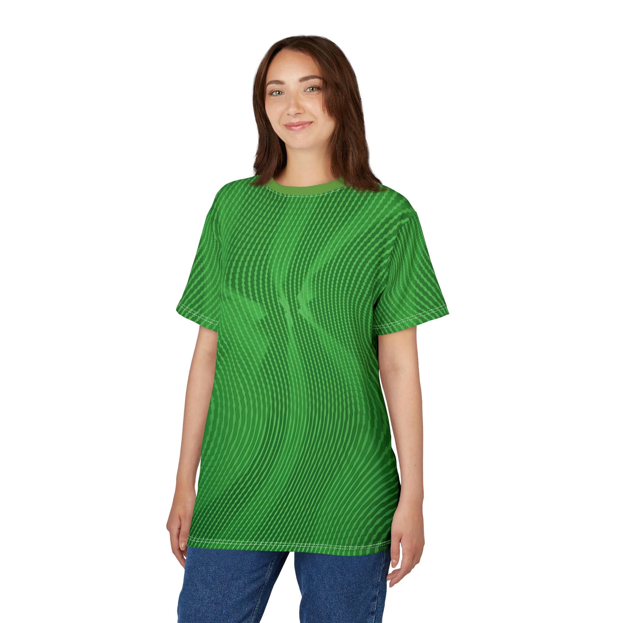 T-Shirt "Sun Spots Green" (AOP)