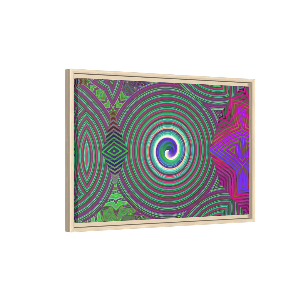Framed Canvas Art — "Spiroic"