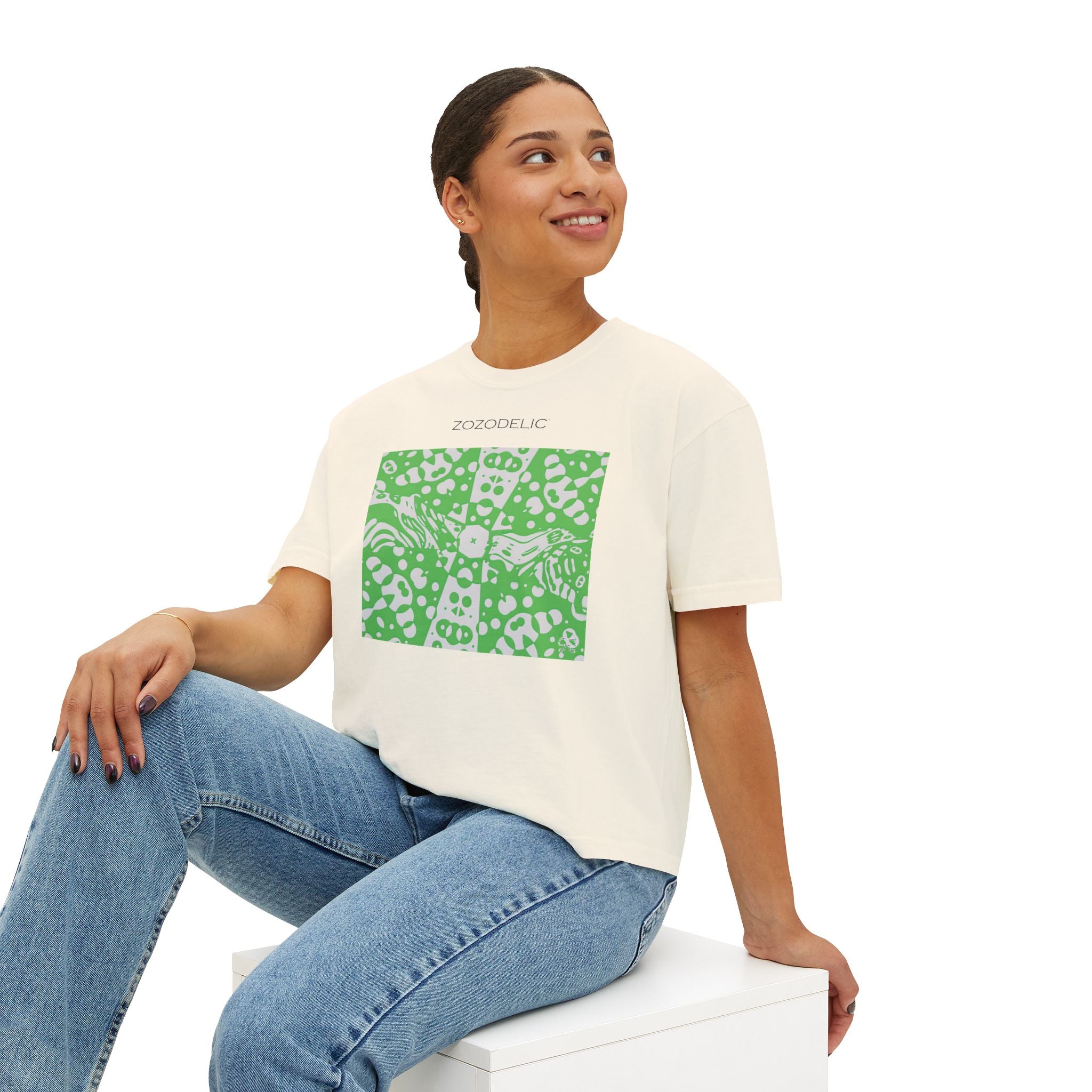 Woman's Box T-Shirt - Aztec G
