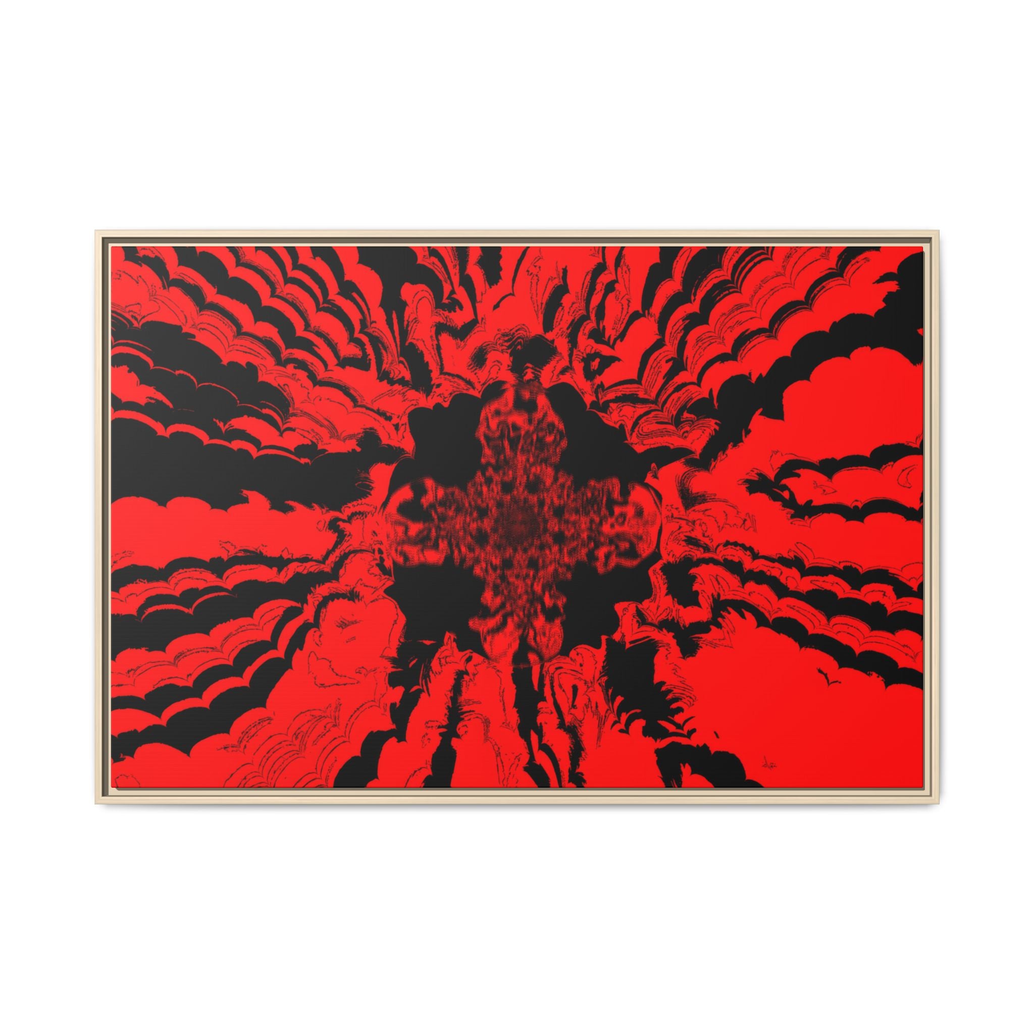 Framed Canvas Art — "Subcranial"