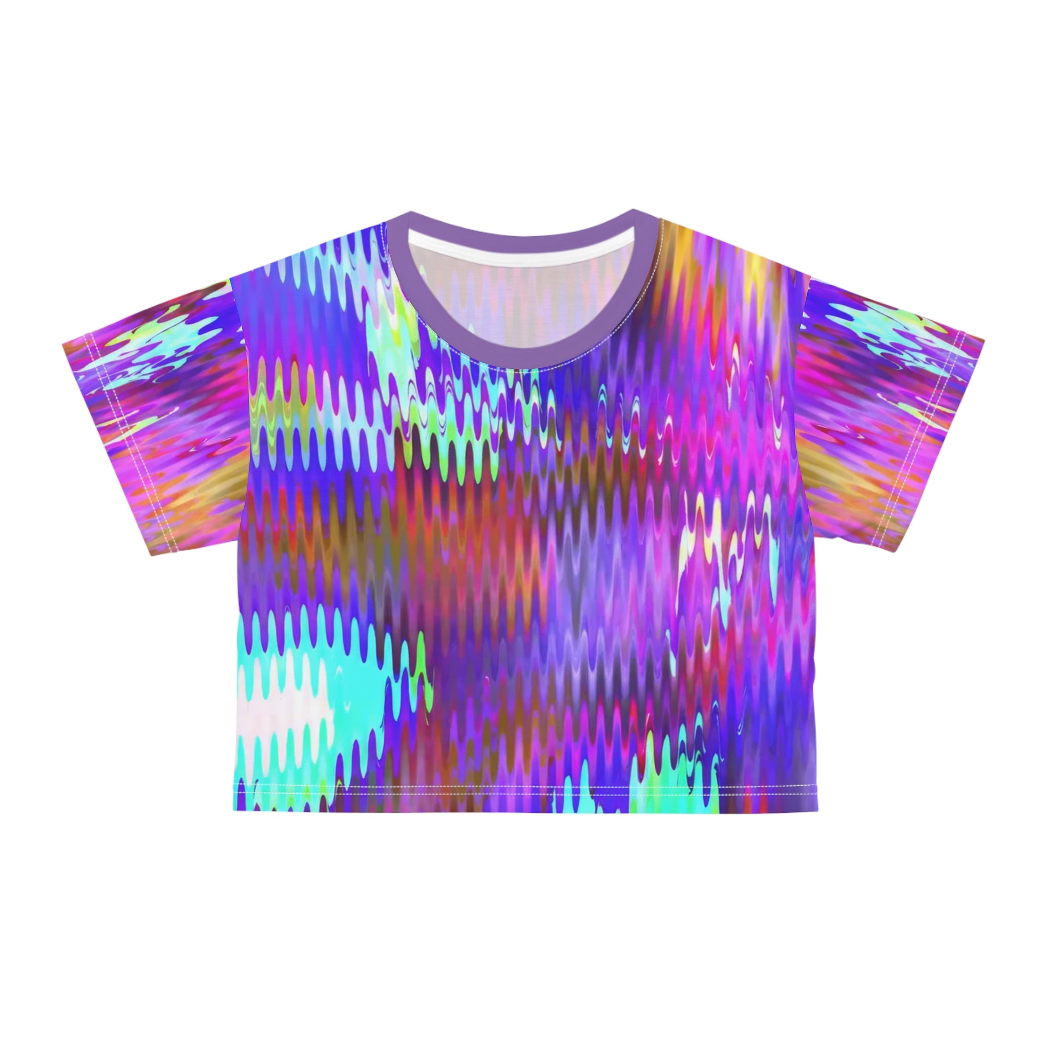 Crop Tee - Sub Bass (AOP)