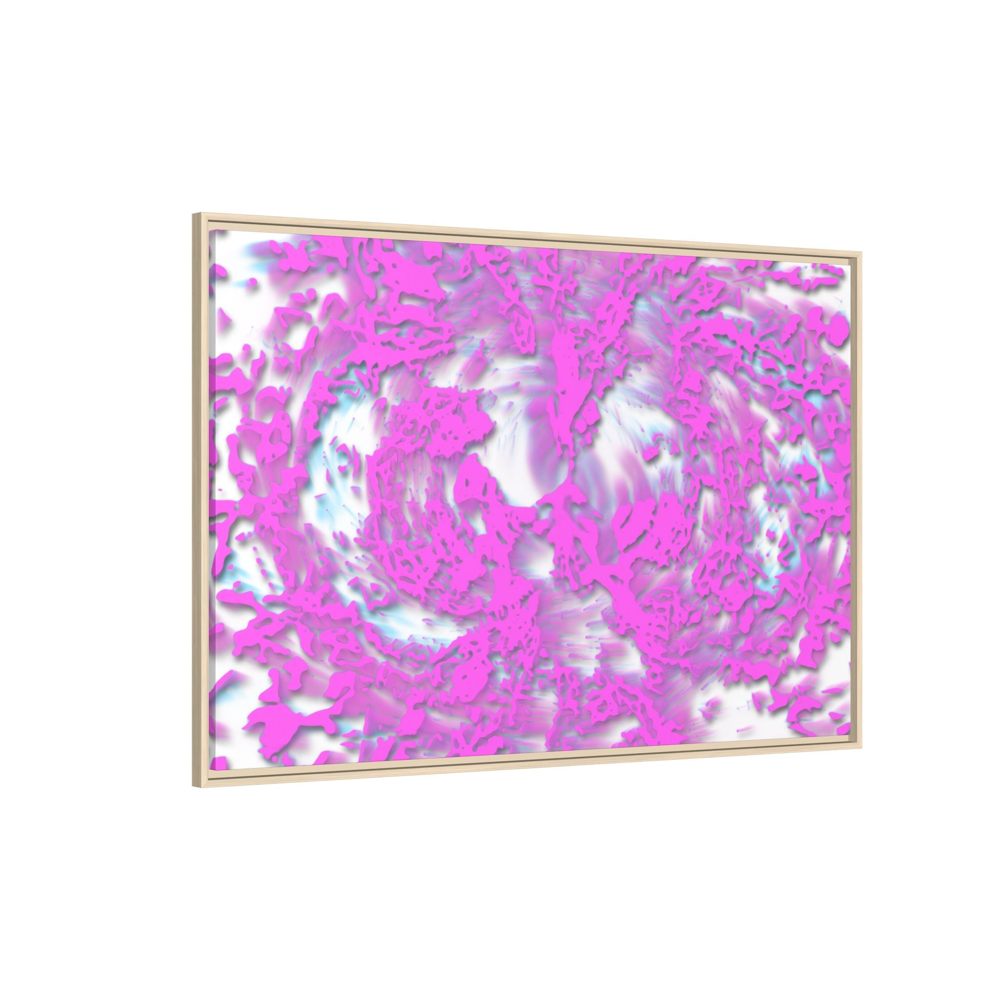 Framed Canvas Art - Tracers Cotton Candy