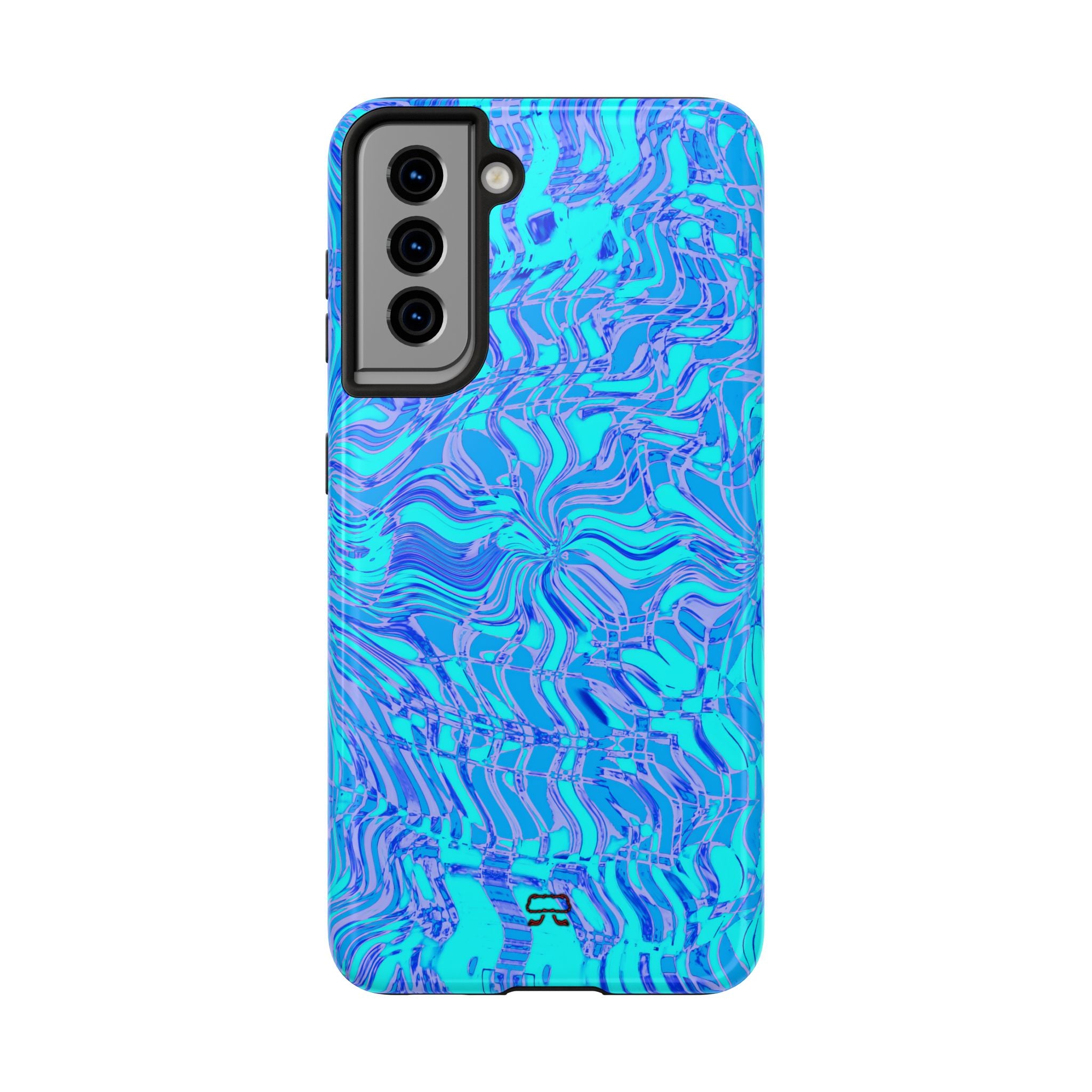 Samsung S21-S25 Tough Phone Case --- Fiesta Blu