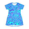T-Shirt Dress - Fiesta Blu