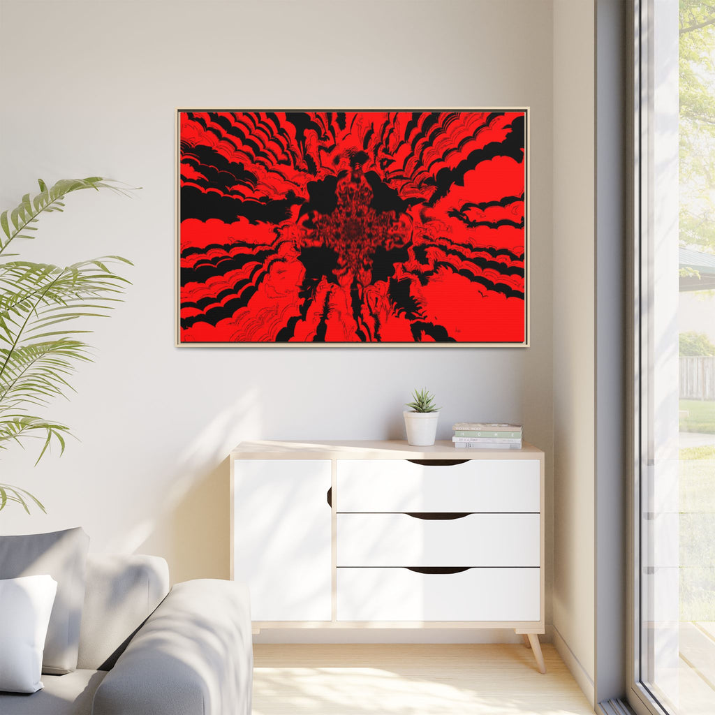 Framed Canvas Art — "Subcranial"