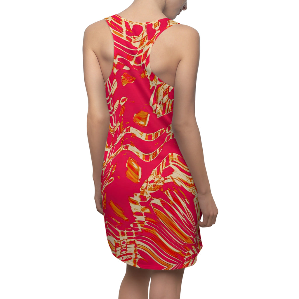 Racerback Dress — Fiesta Flame (AOP)