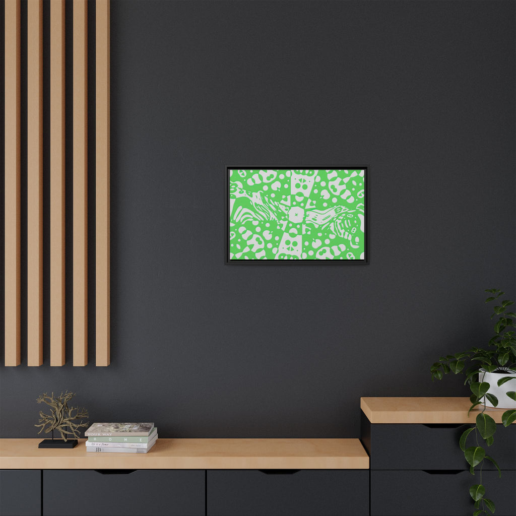 Framed Canvas Art - Aztec G