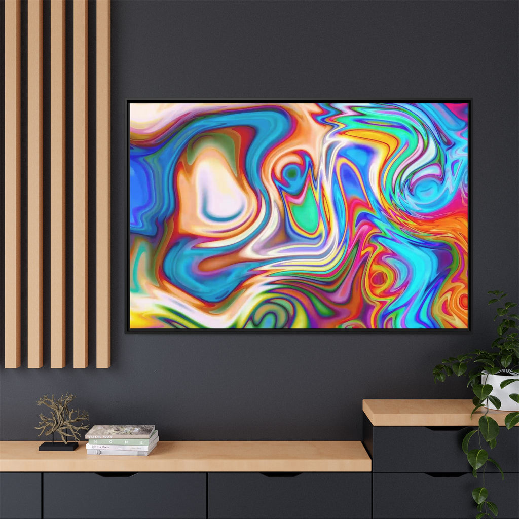 Framed Canvas Art — "Metatonal"