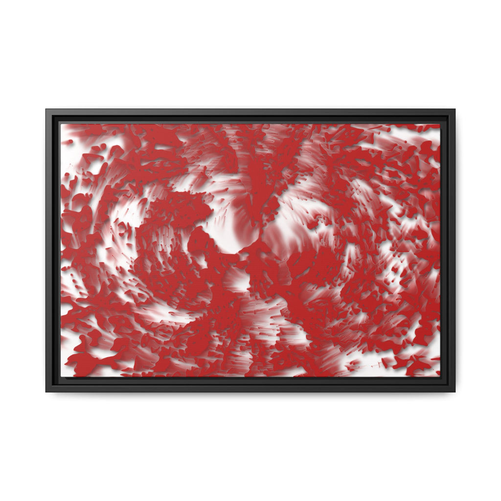 Framed Canvas Art - Tracers Red