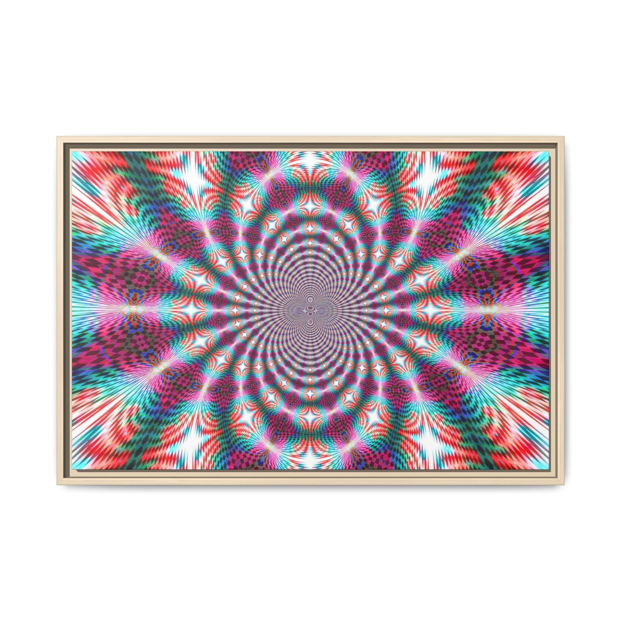 Framed Canvas Art — "QOV"
