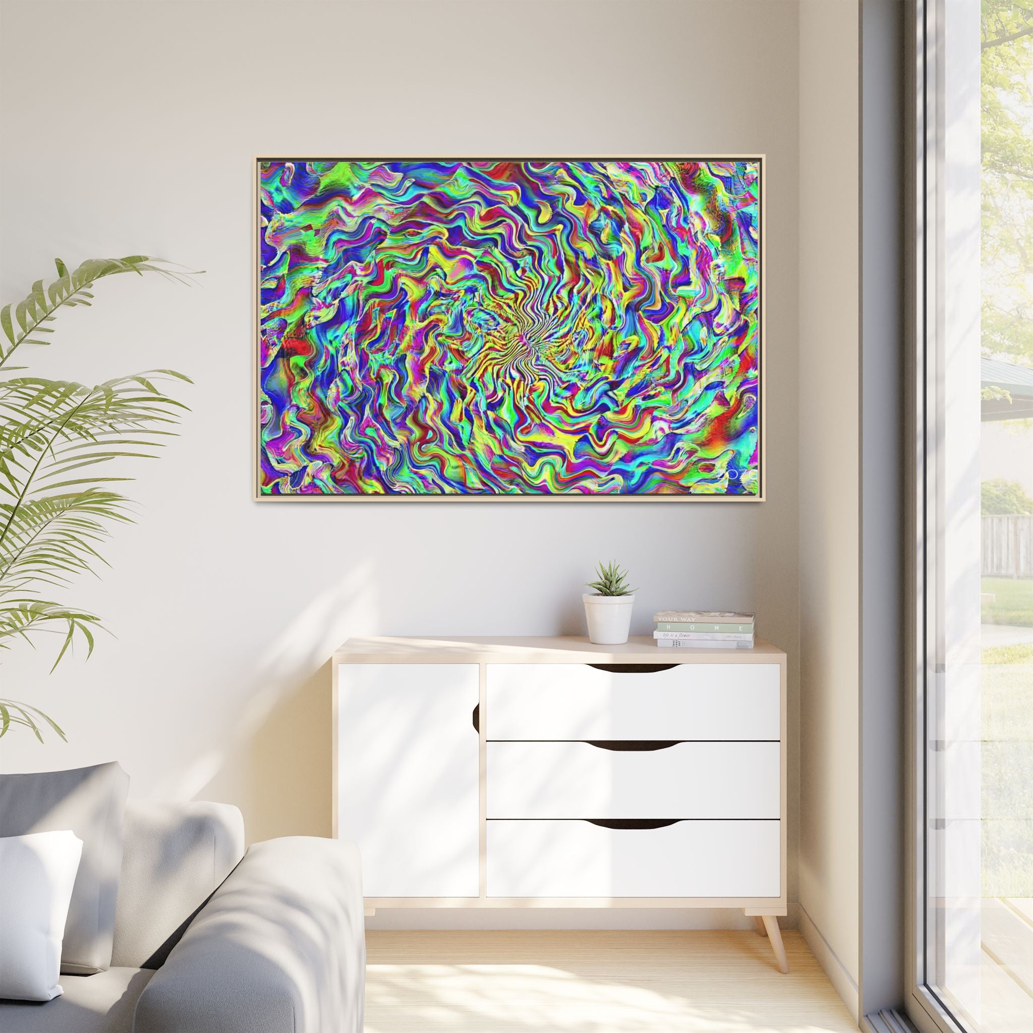 Framed Canvas Art — "Formulandscape"