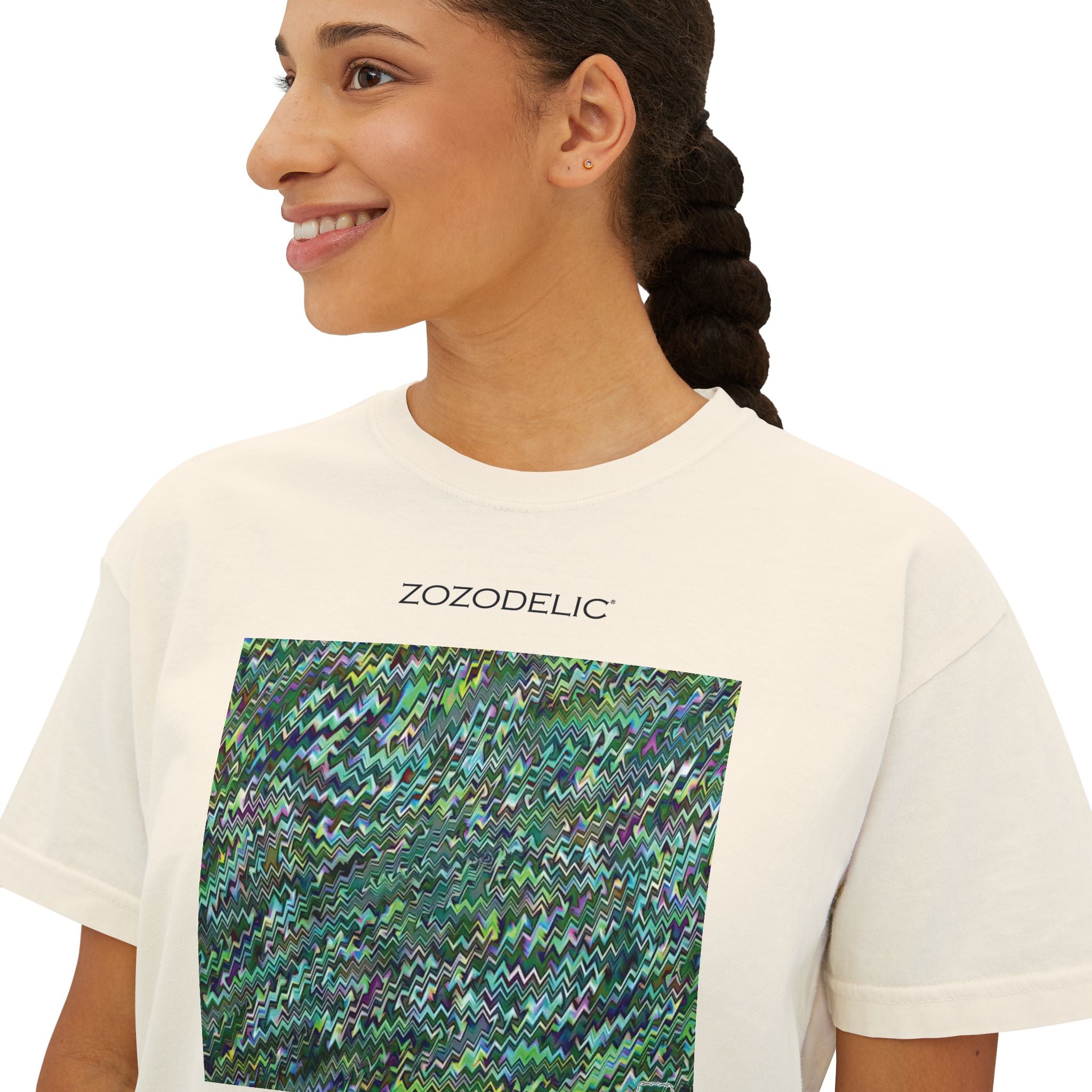 Woman's Box T-Shirt - Jagged