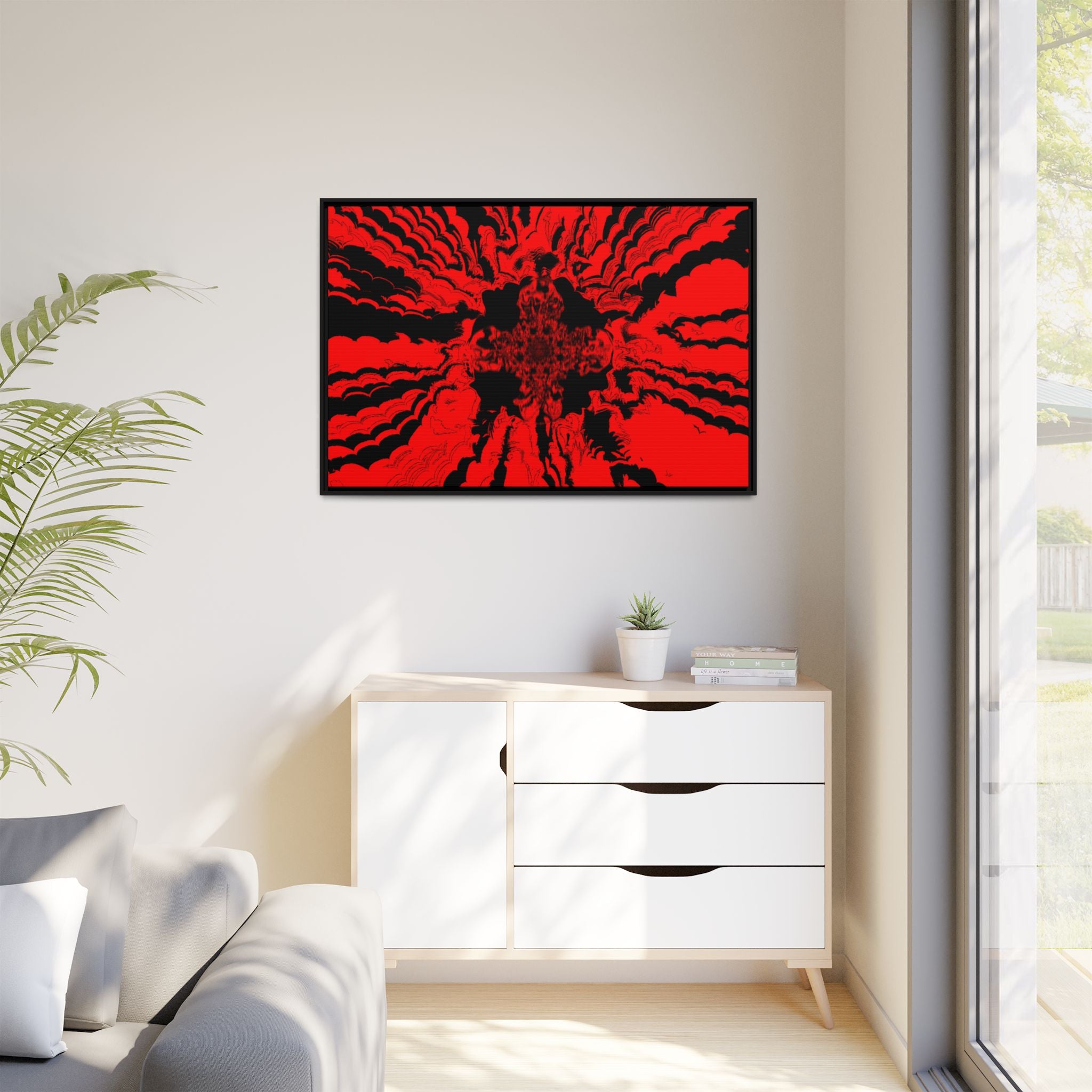 Framed Canvas Art — "Subcranial"