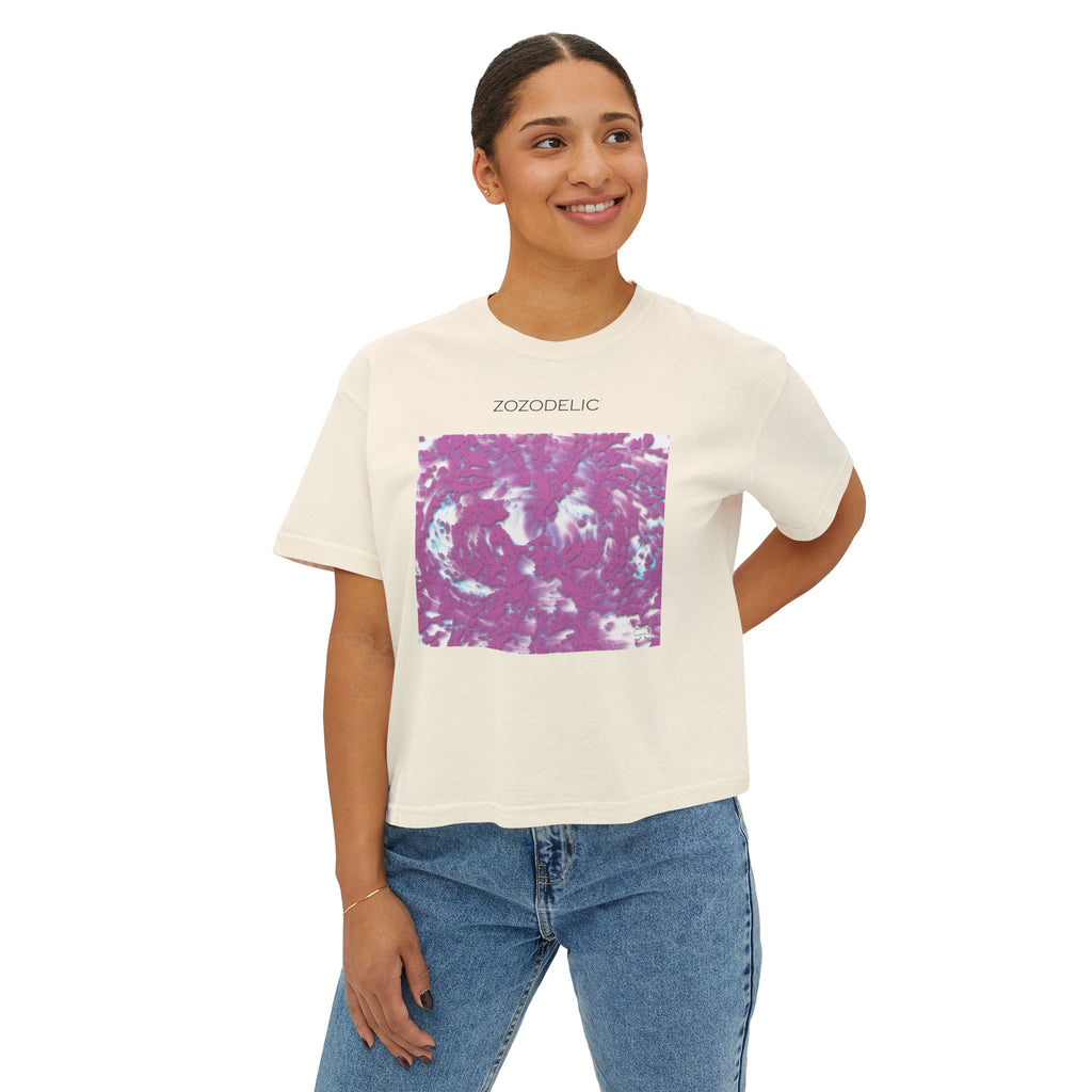 Woman's Box T-Shirt - Tracers Cotton Candy