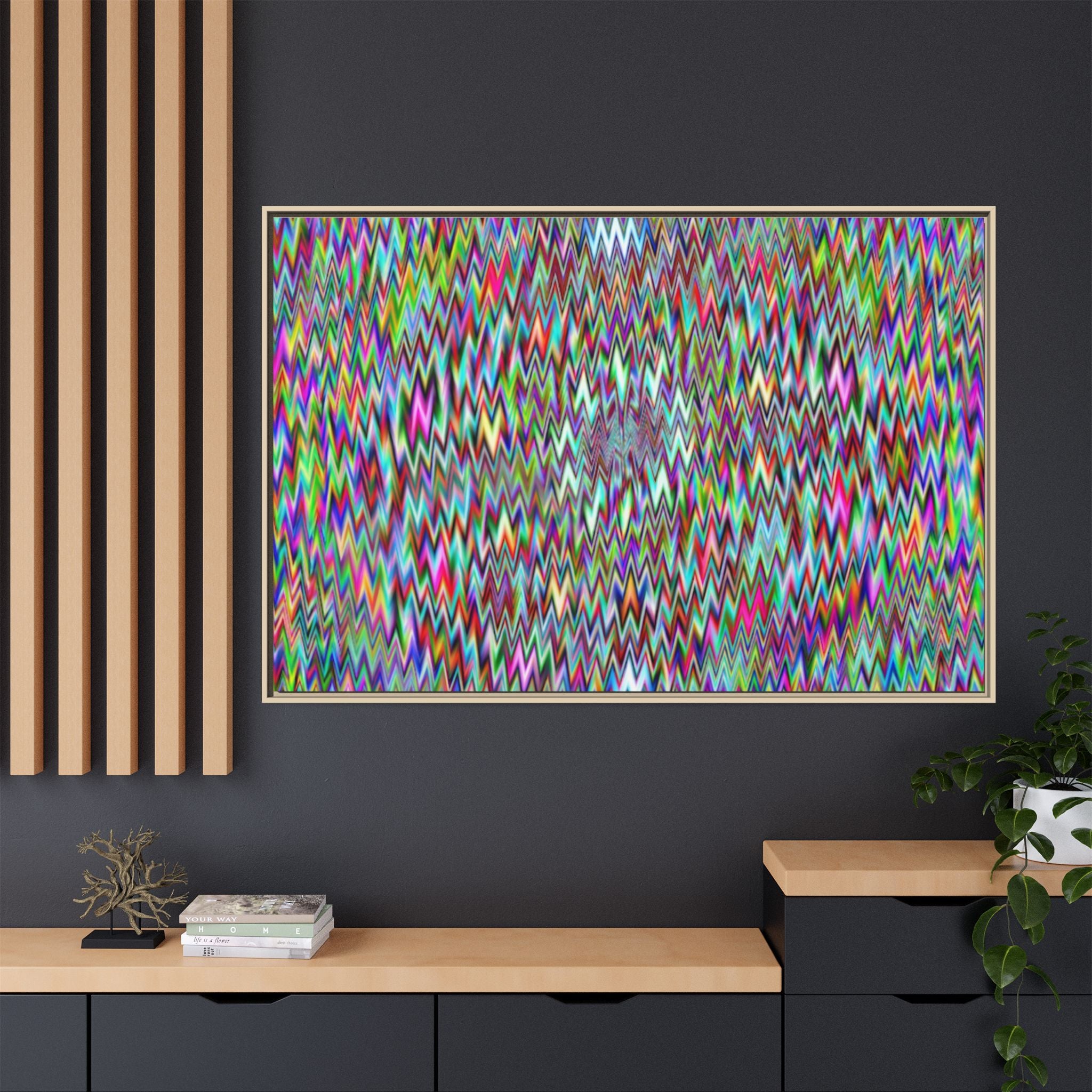 Framed Canvas Art — "GSK"